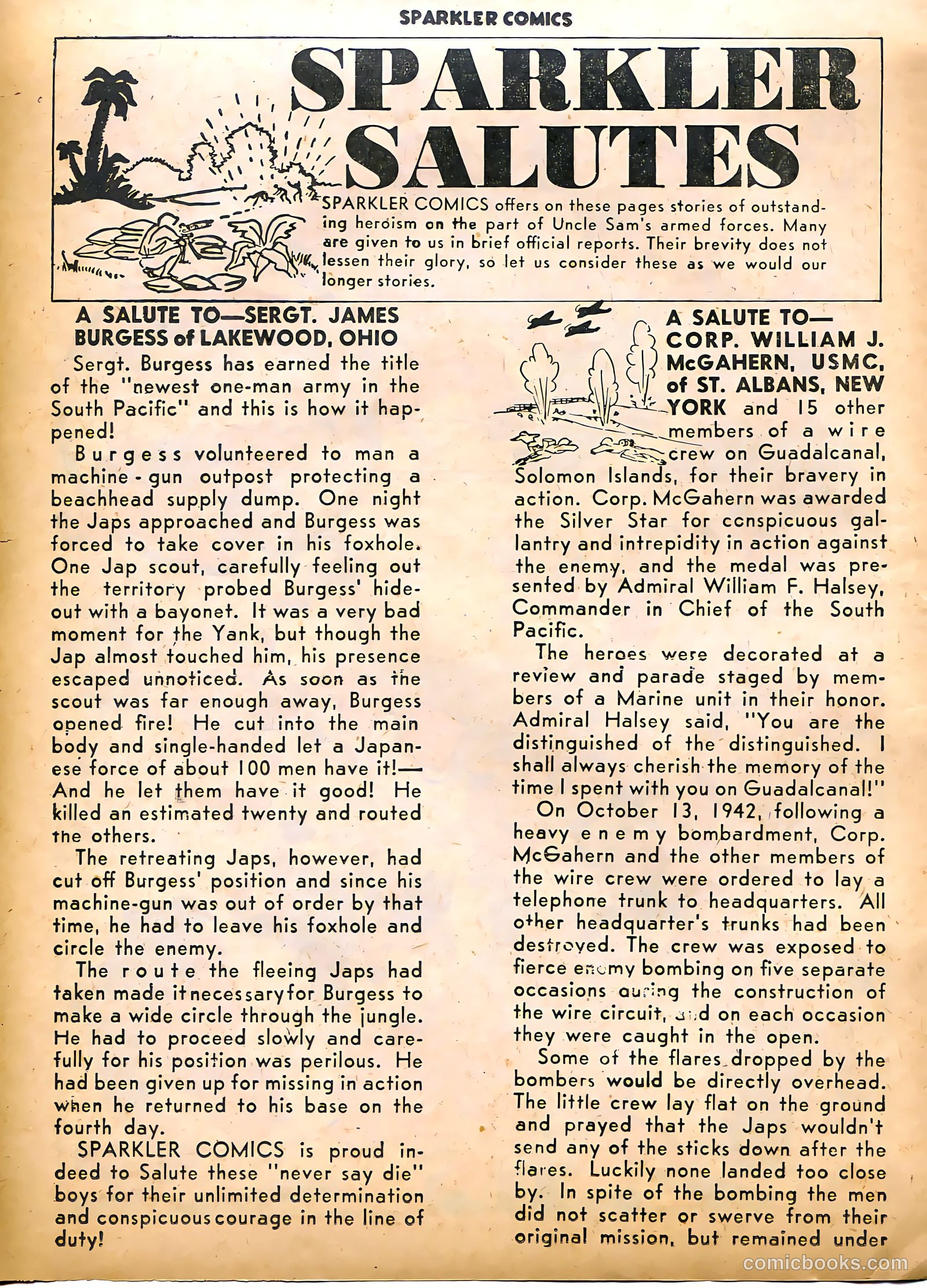 Sparkle Comics #29 (1953) — page 35 of 49