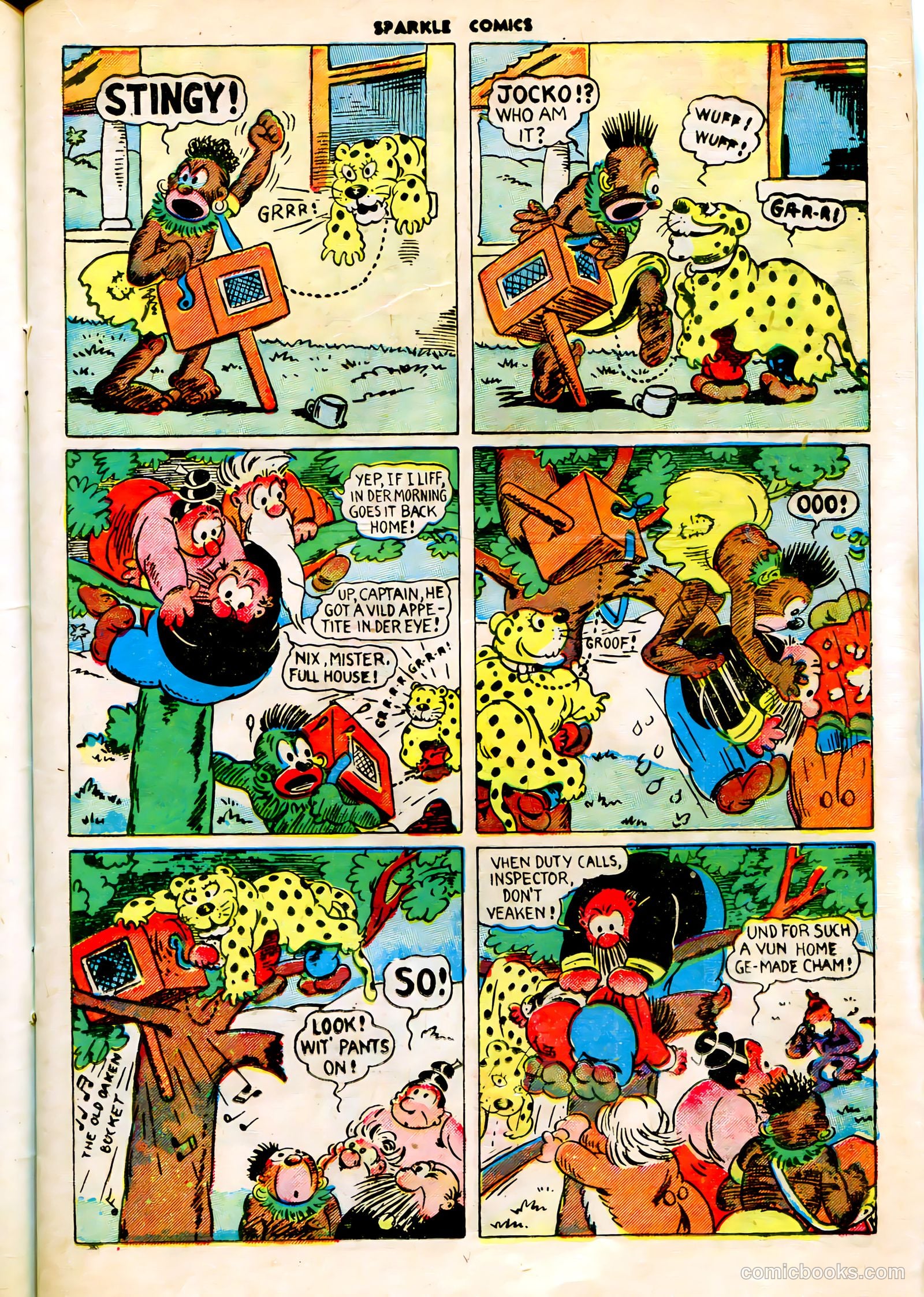 Sparkle Comics #3 (1949) — page 6 of 33