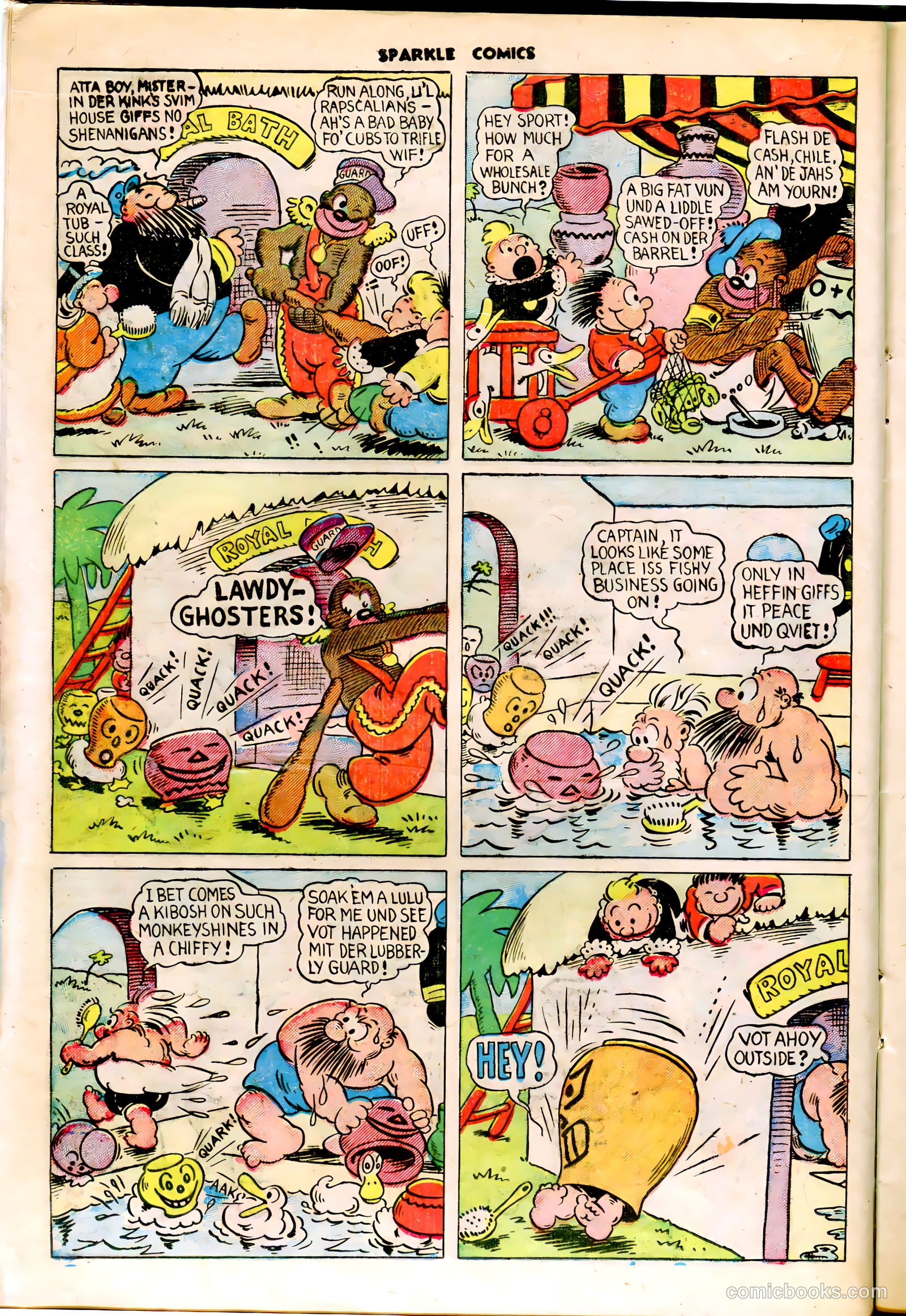 Sparkle Comics #3 (1949) — page 7 of 33
