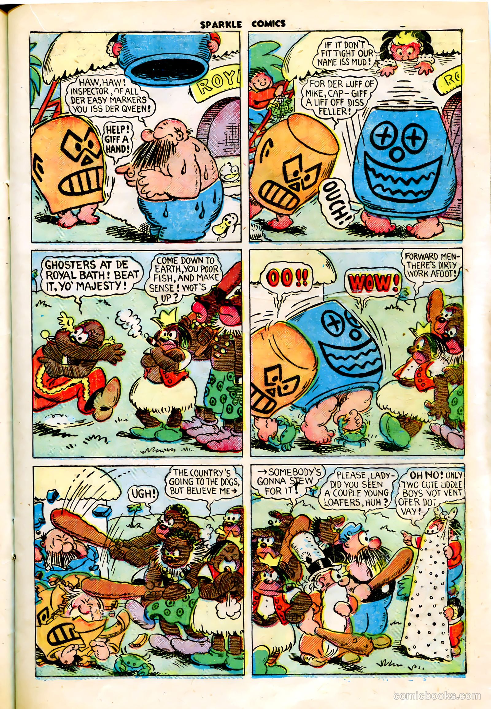 Sparkle Comics #3 (1949) — page 8 of 33