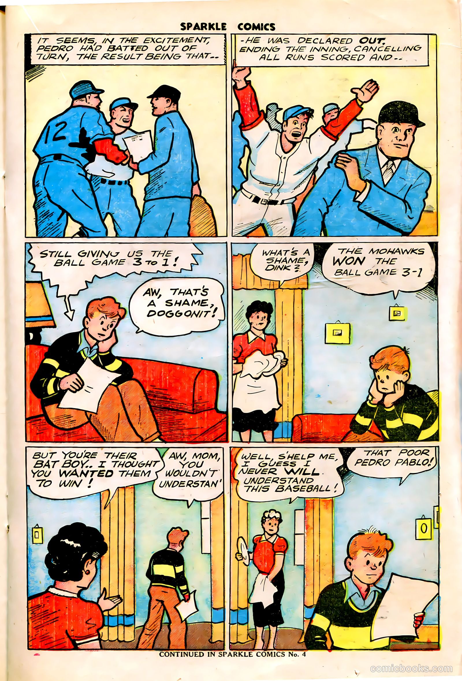 Sparkle Comics #3 (1949) — page 14 of 33