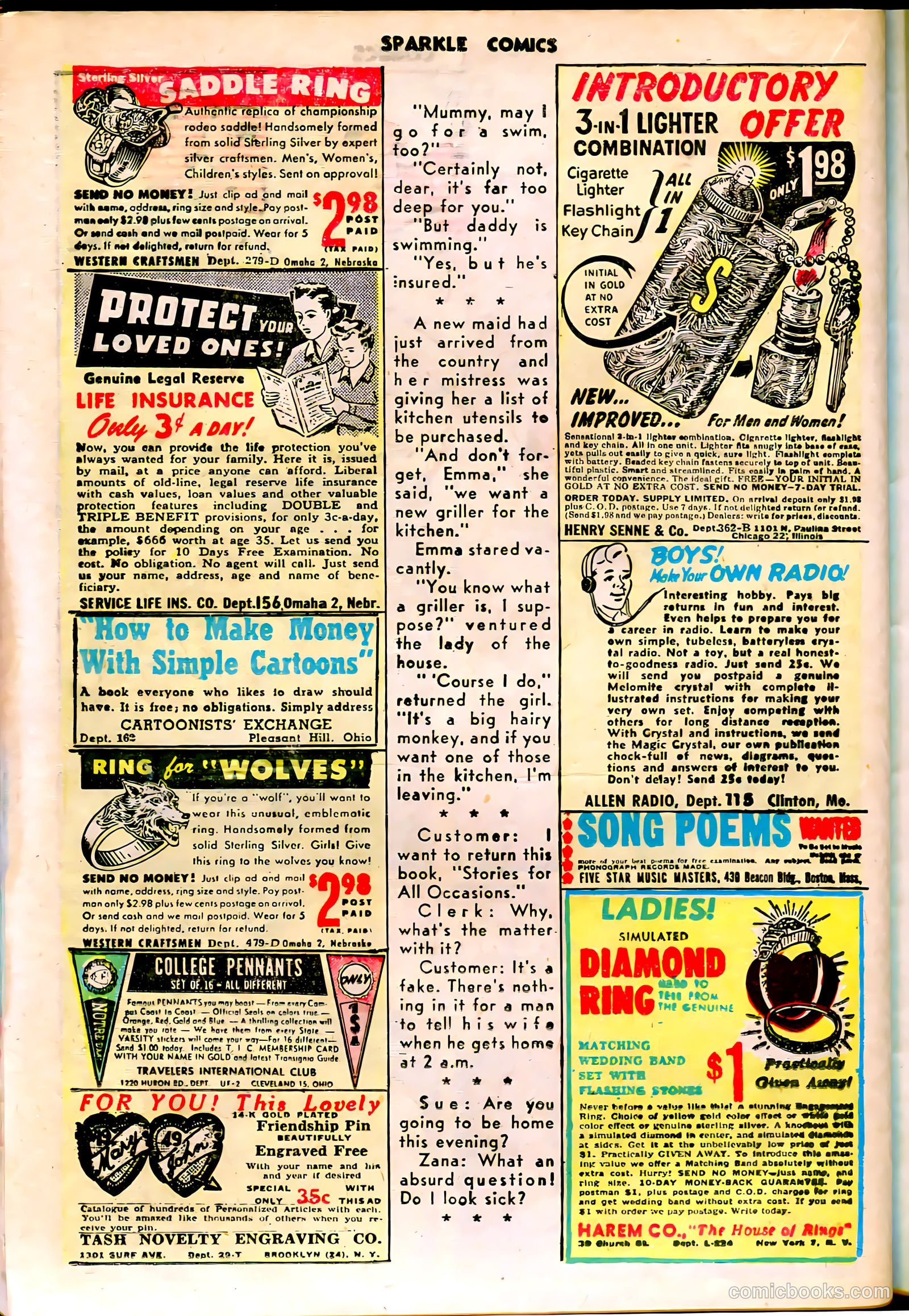 Sparkle Comics #3 (1949) — page 17 of 33