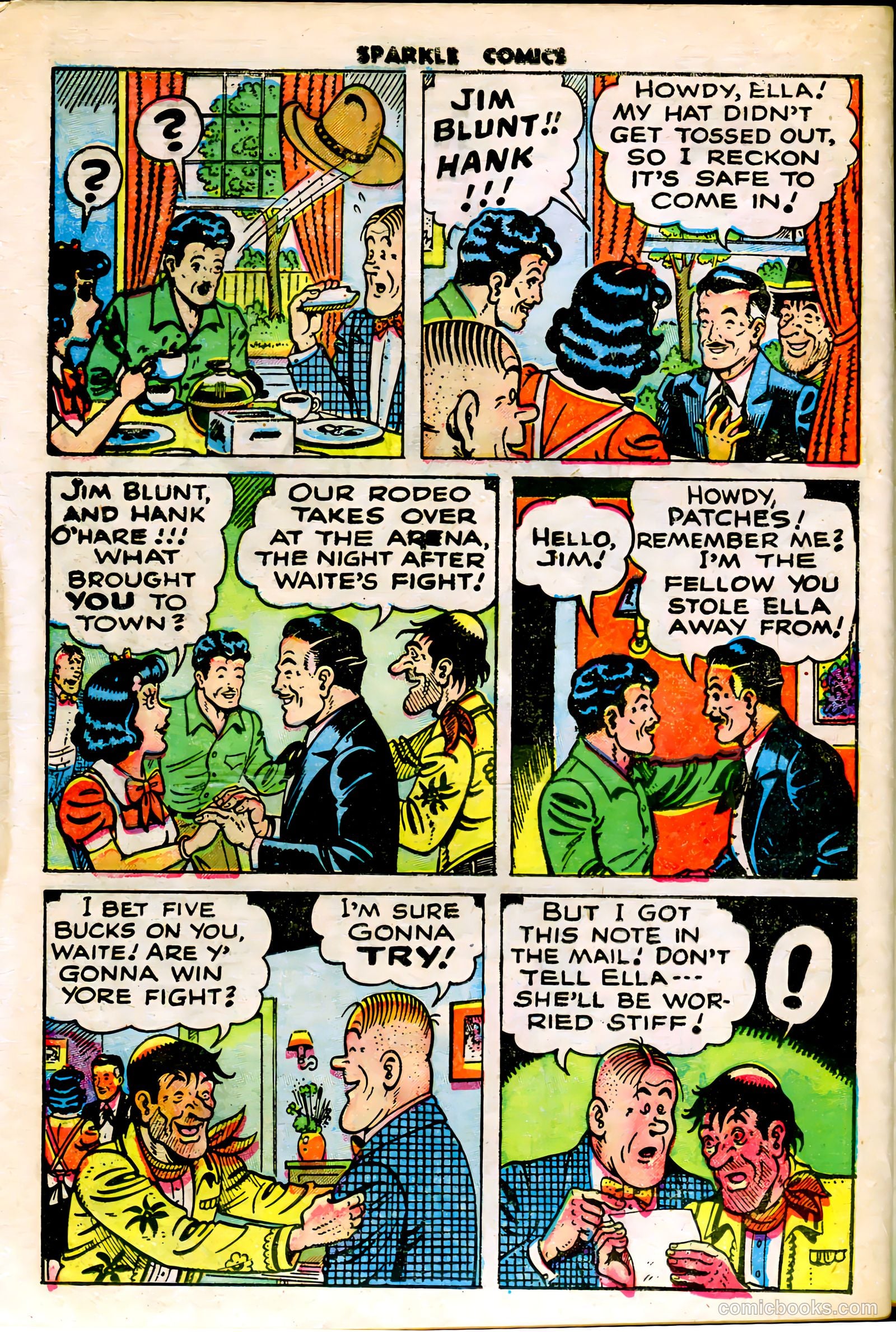 Sparkle Comics #3 (1949) — page 19 of 33