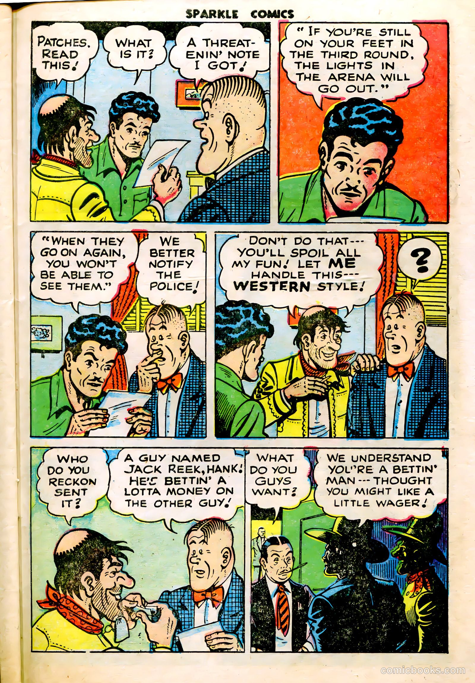 Sparkle Comics #3 (1949) — page 20 of 33