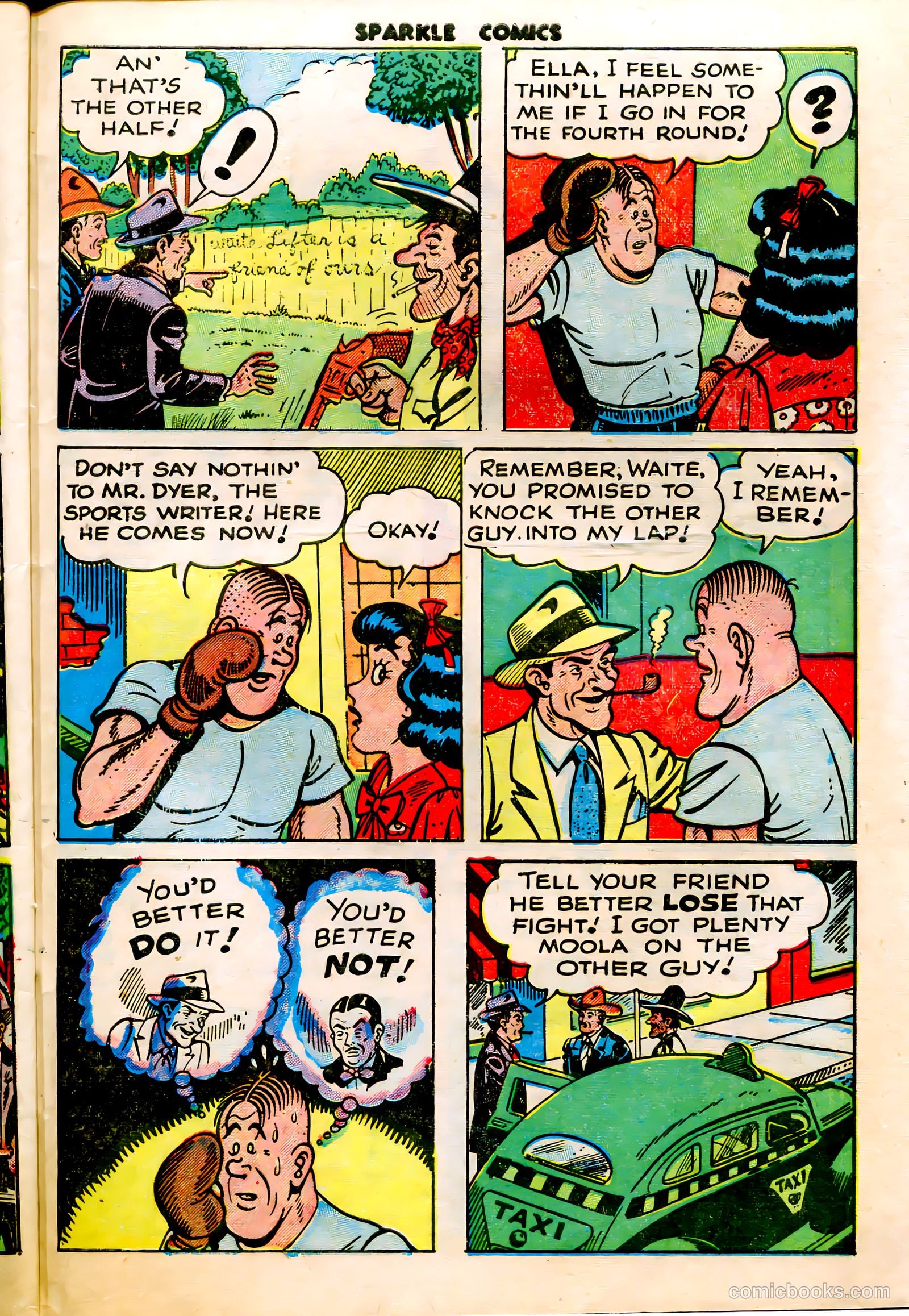 Sparkle Comics #3 (1949) — page 22 of 33