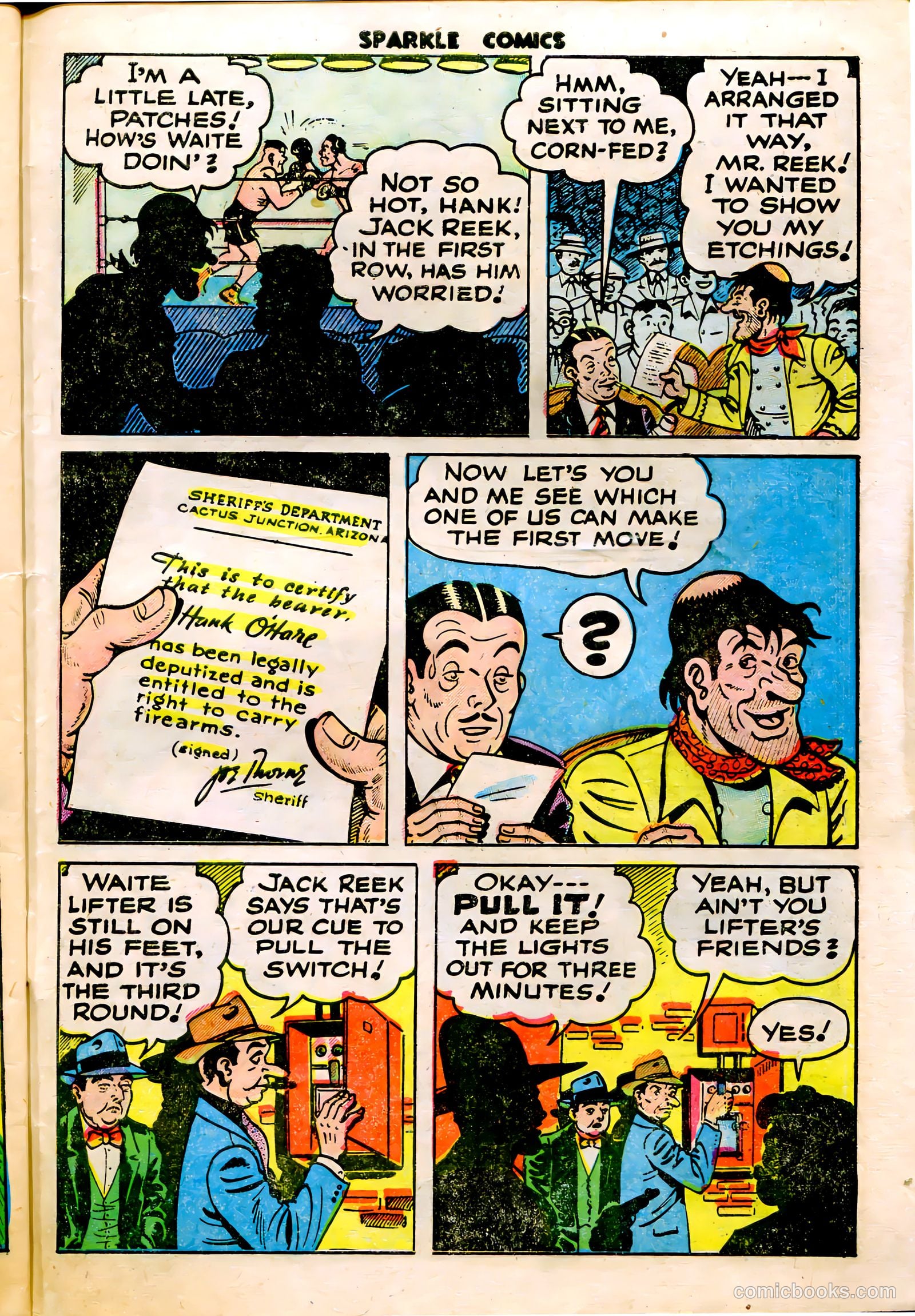 Sparkle Comics #3 (1949) — page 26 of 33