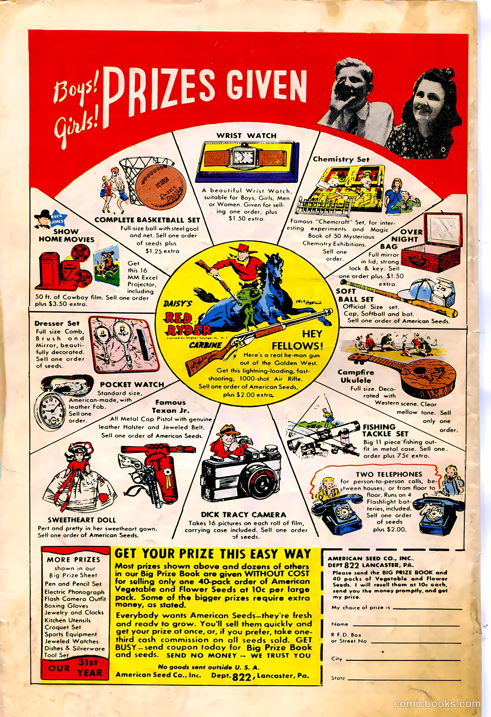 Sparkle Comics #3 (1949) — page 33 of 33
