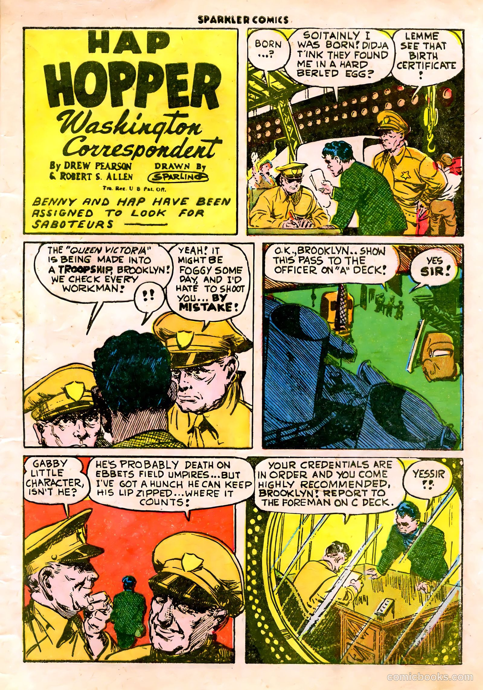 Sparkle Comics #30 (1953) — page 3 of 49