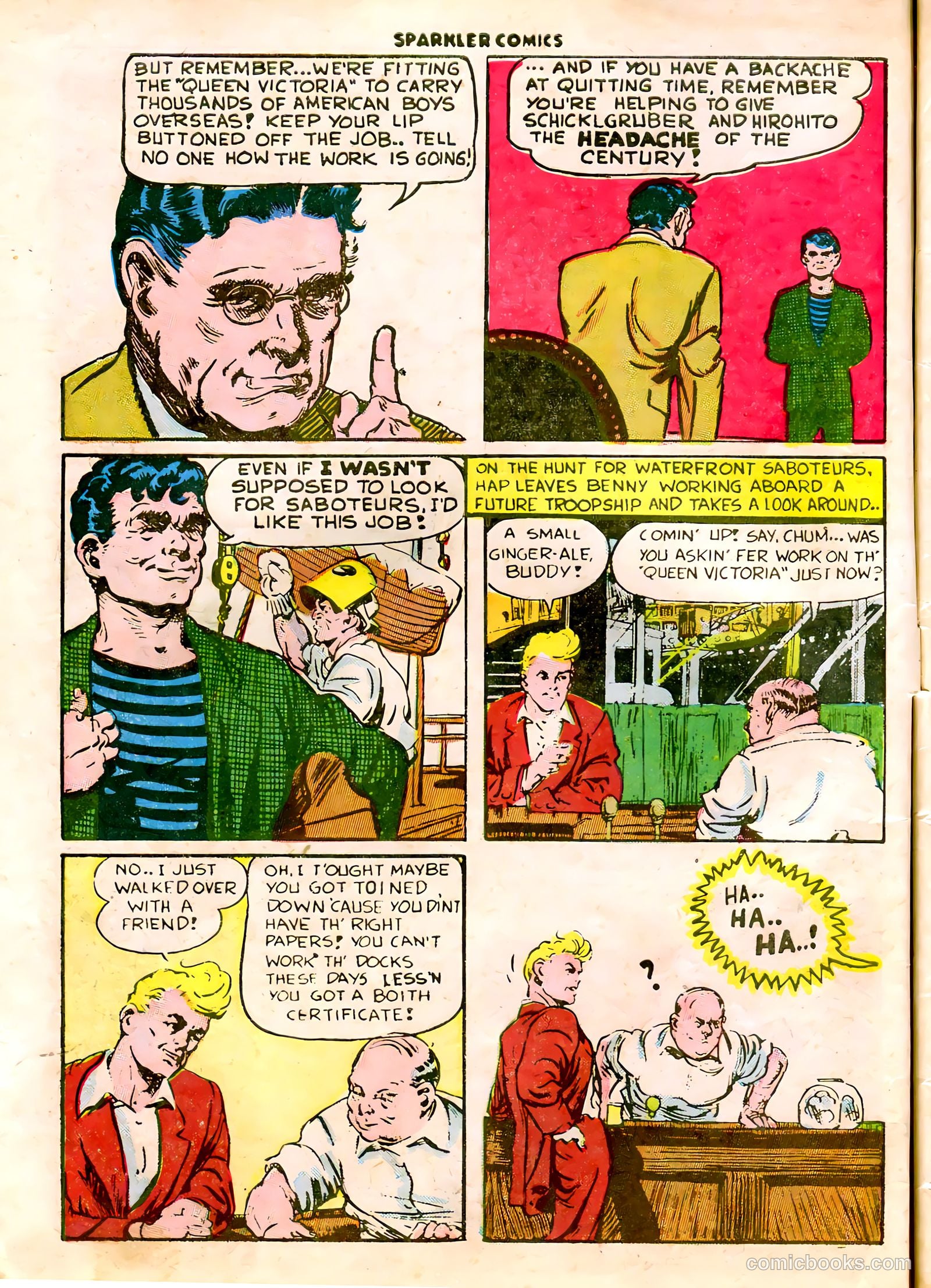 Sparkle Comics #30 (1953) — page 4 of 49