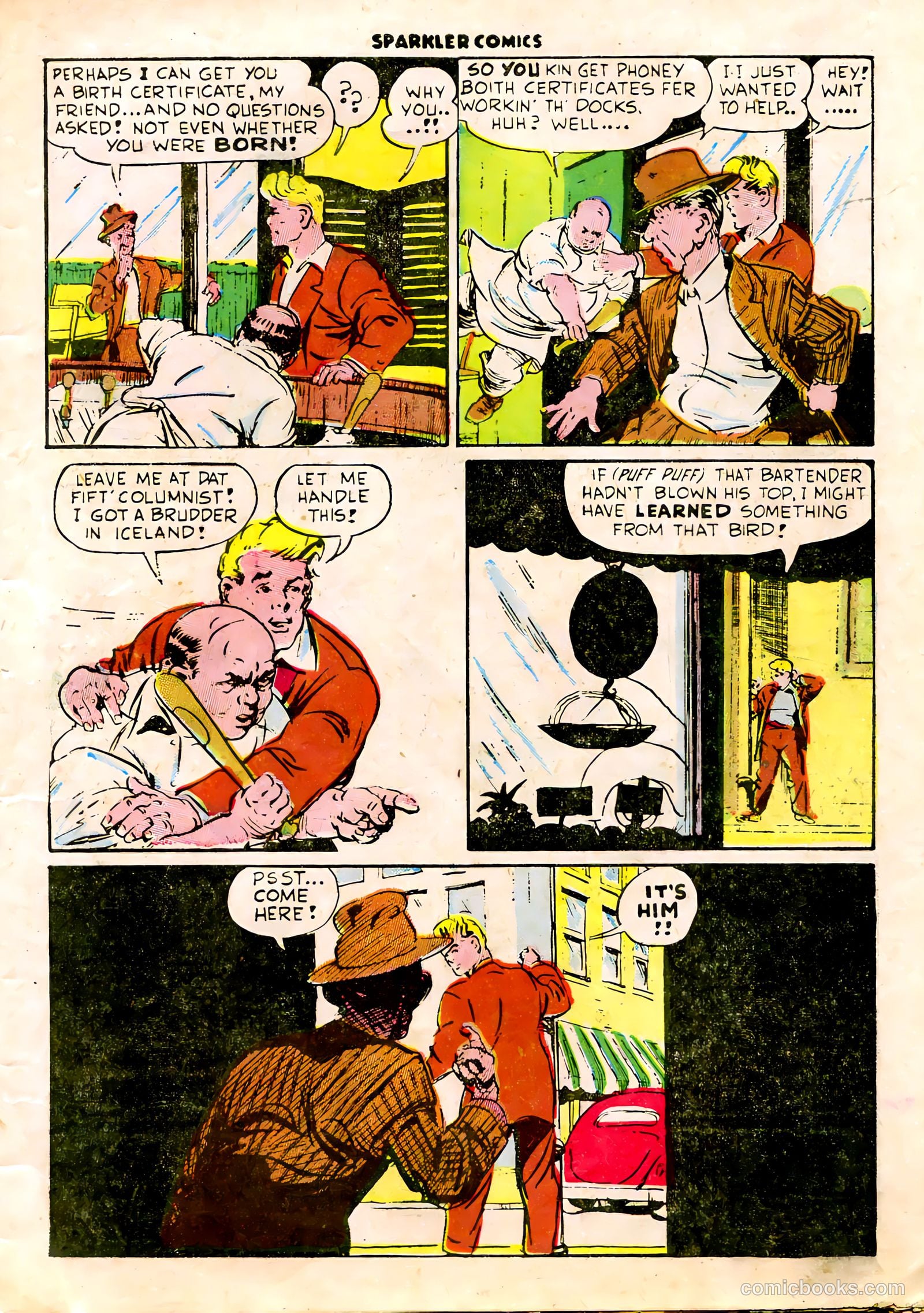 Sparkle Comics #30 (1953) — page 5 of 49