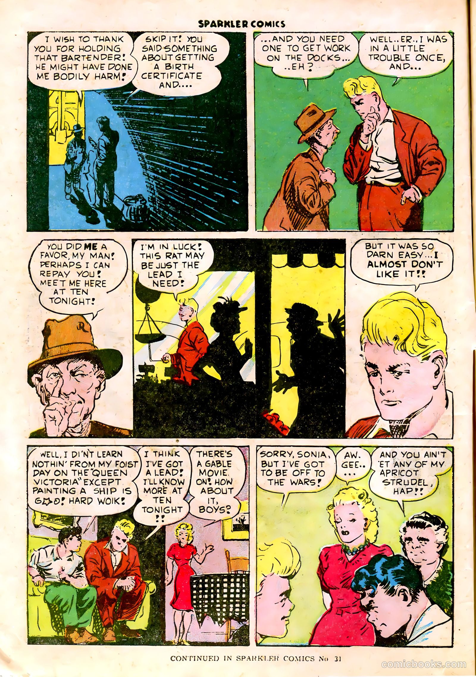 Sparkle Comics #30 (1953) — page 6 of 49