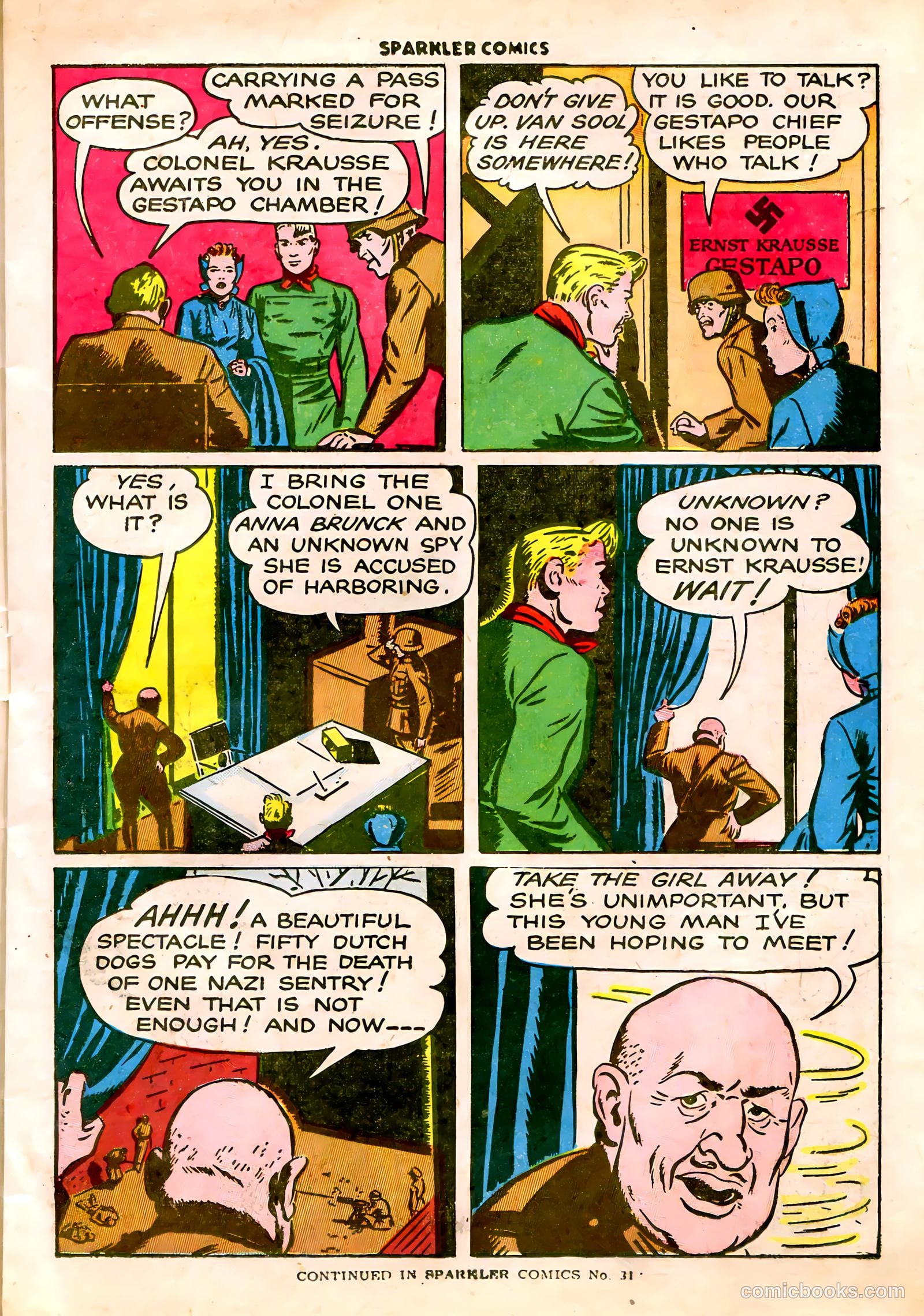 Sparkle Comics #30 (1953) — page 16 of 49