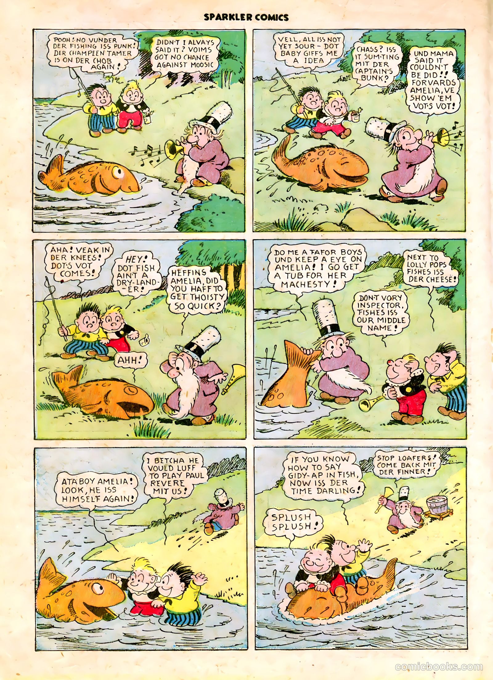 Sparkle Comics #30 (1953) — page 21 of 49