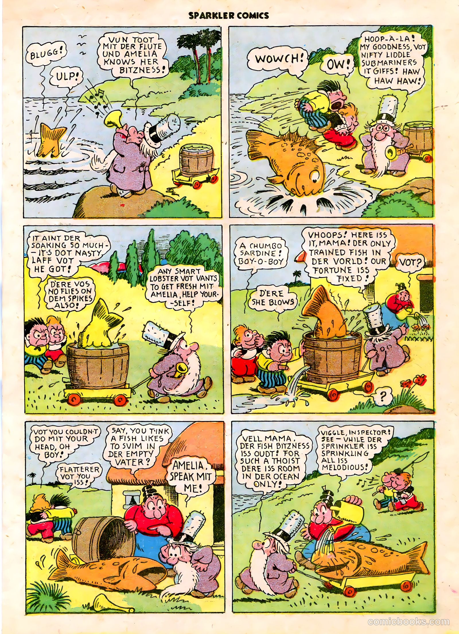 Sparkle Comics #30 (1953) — page 22 of 49
