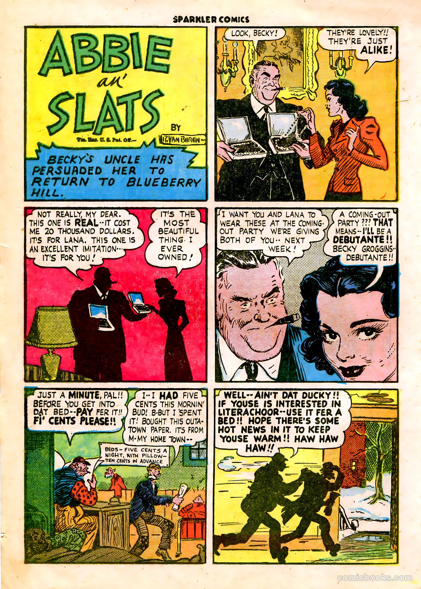 Sparkle Comics #30 (1953) — page 25 of 49