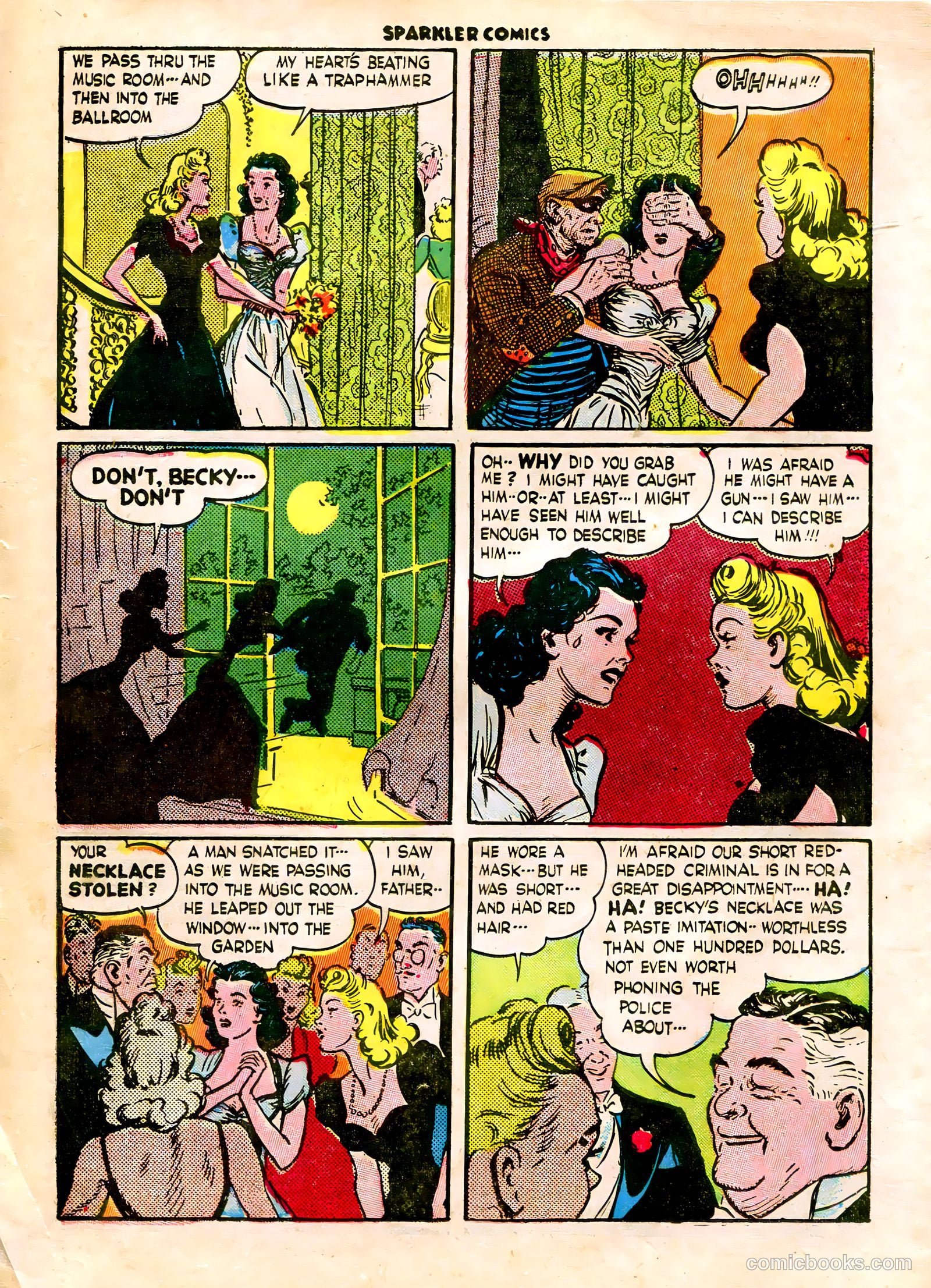 Sparkle Comics #30 (1953) — page 27 of 49