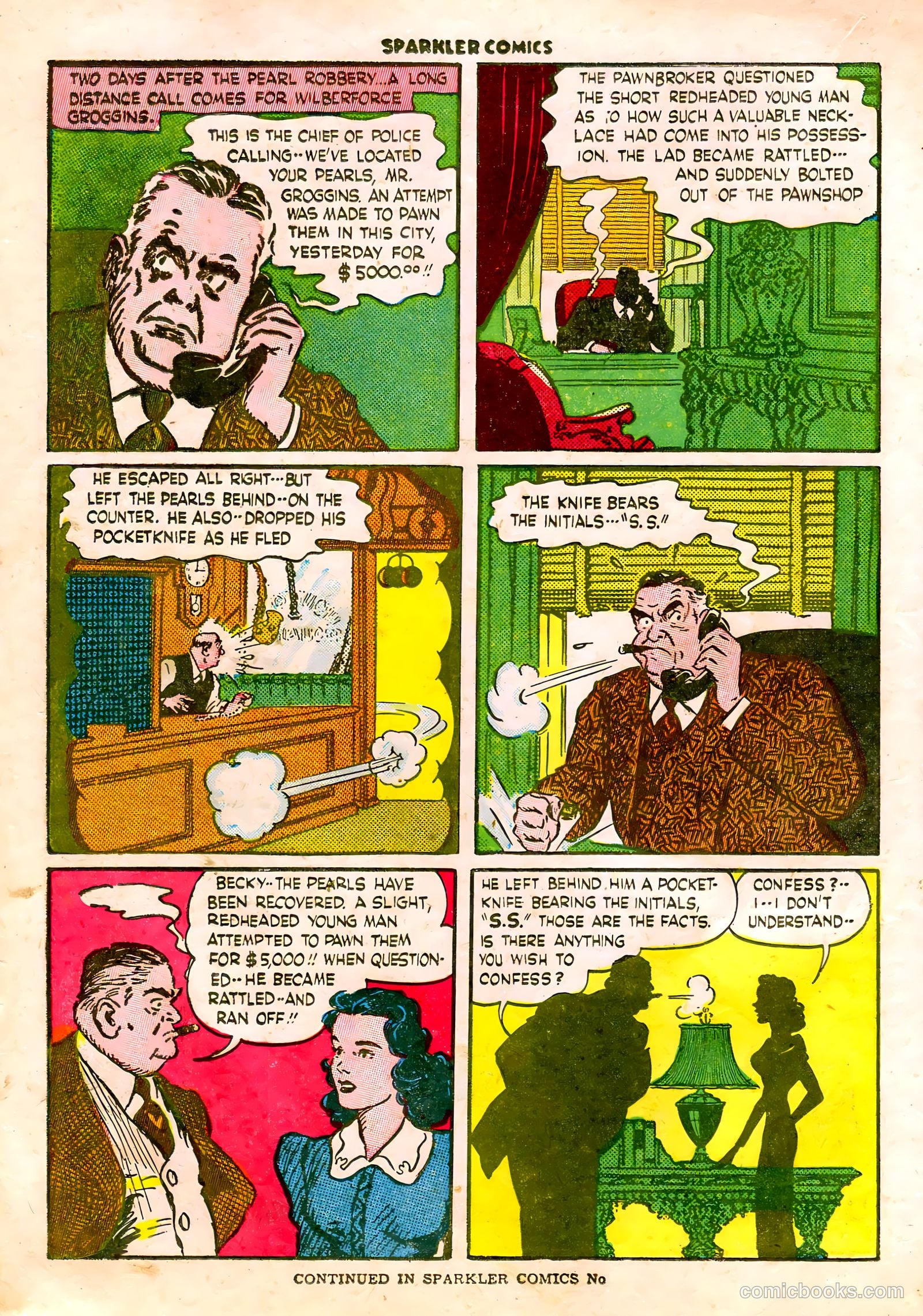 Sparkle Comics #30 (1953) — page 29 of 49