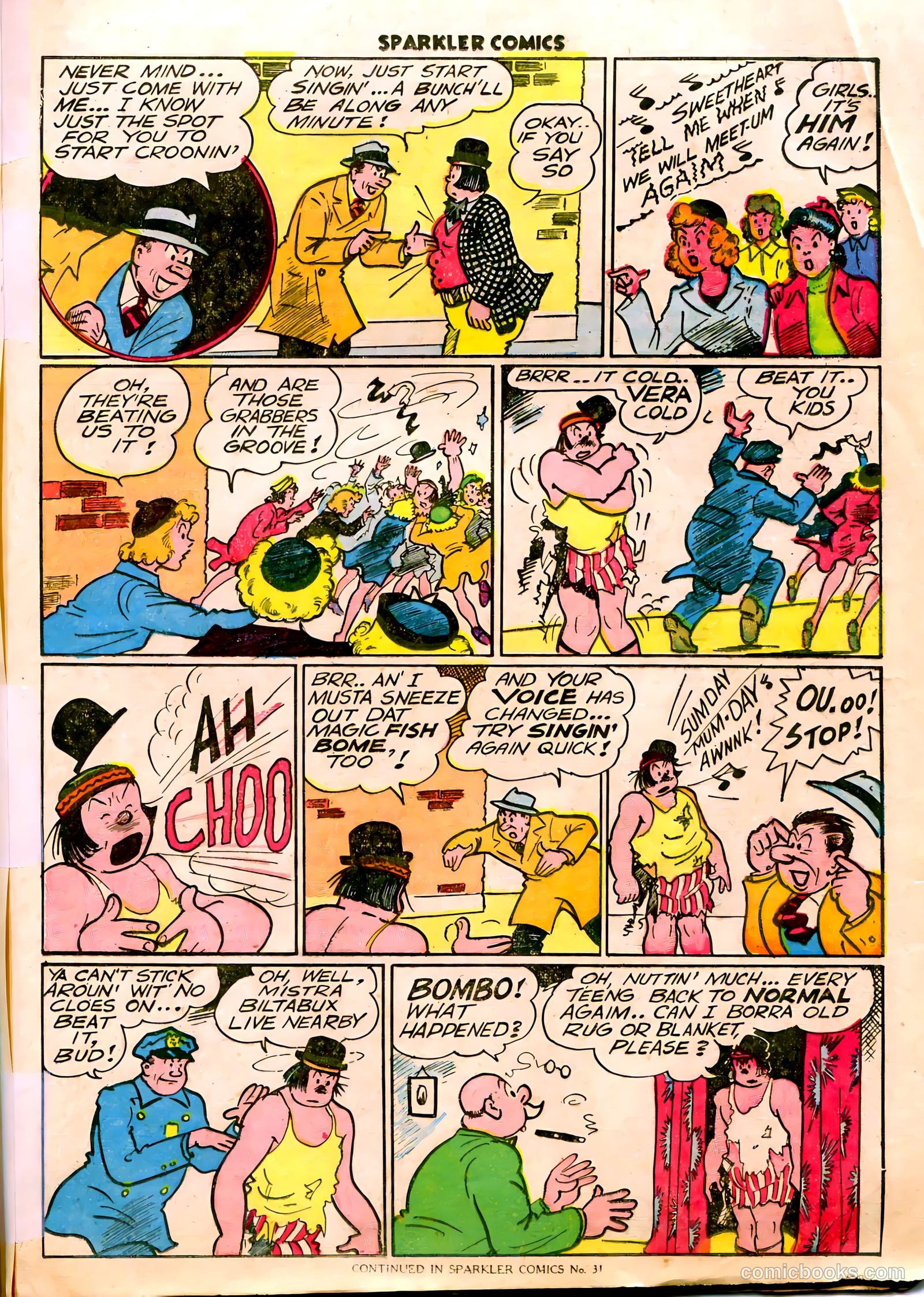 Sparkle Comics #30 (1953) — page 34 of 49