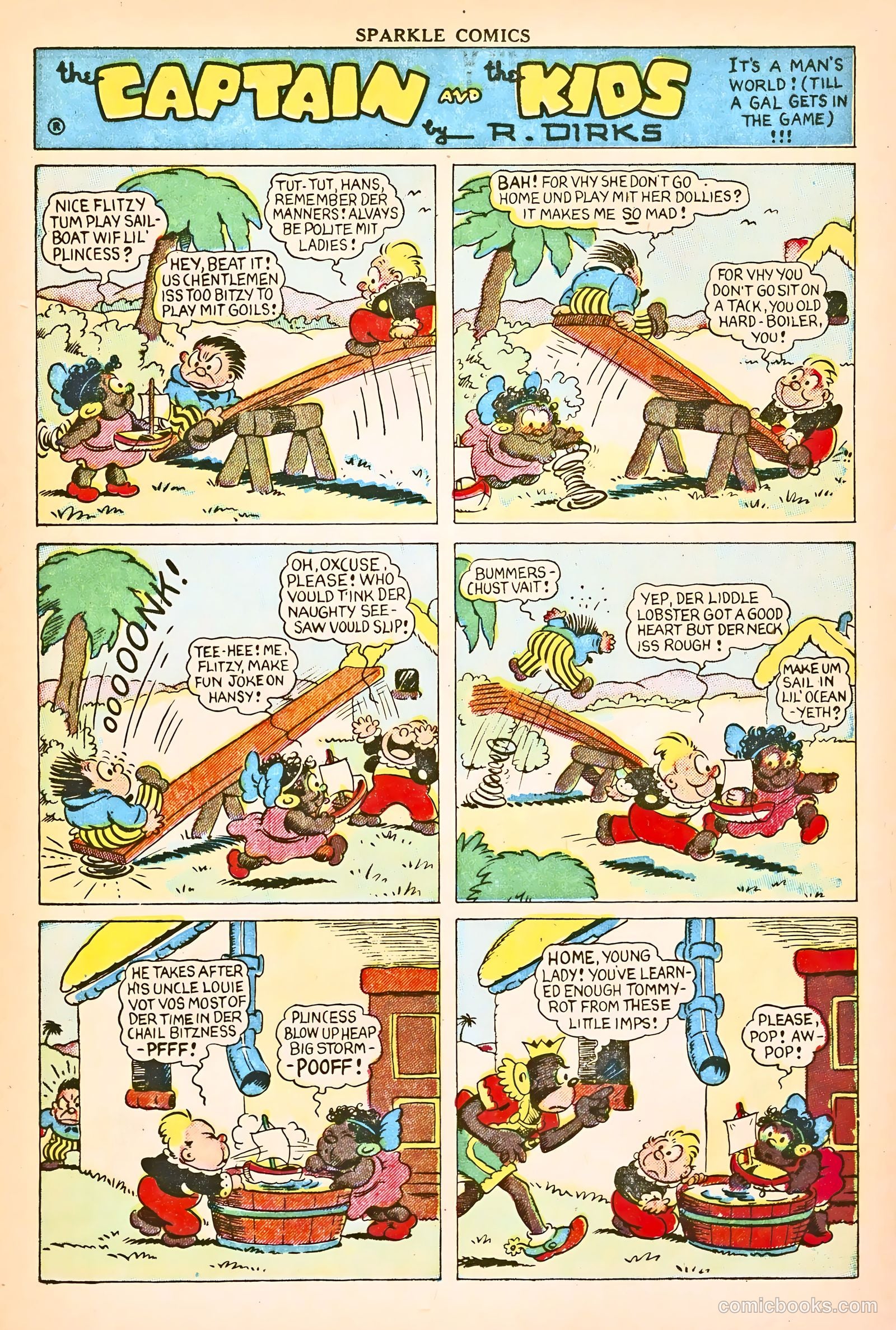 Sparkle Comics #31 (1953) — page 4 of 17
