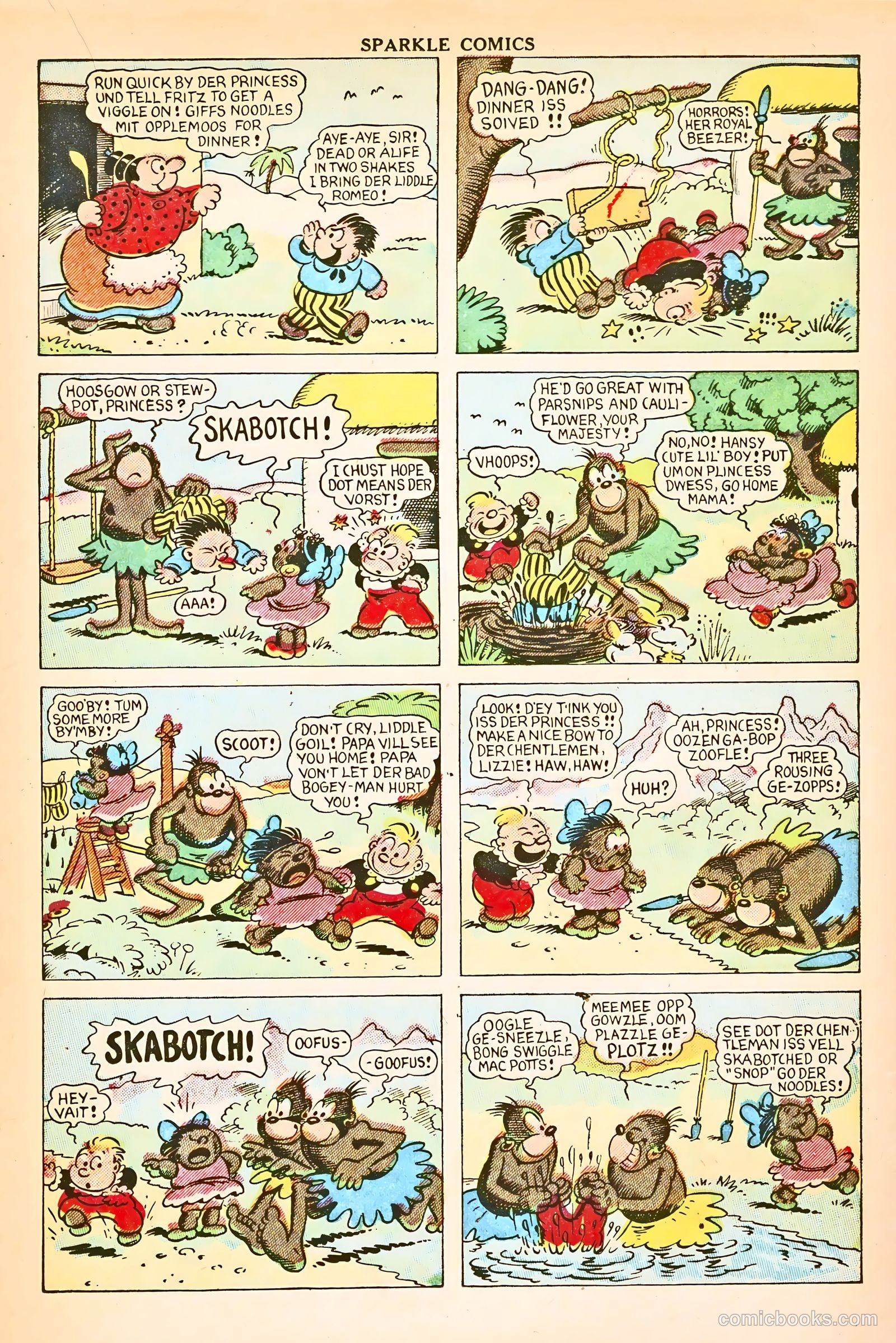 Sparkle Comics #31 (1953) — page 6 of 17