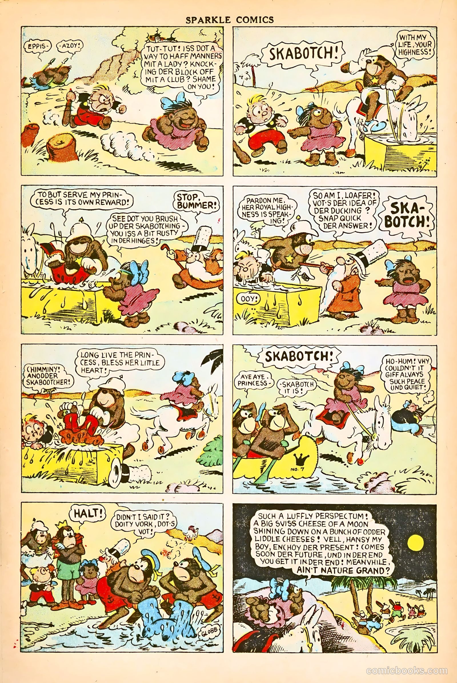 Sparkle Comics #31 (1953) — page 7 of 17