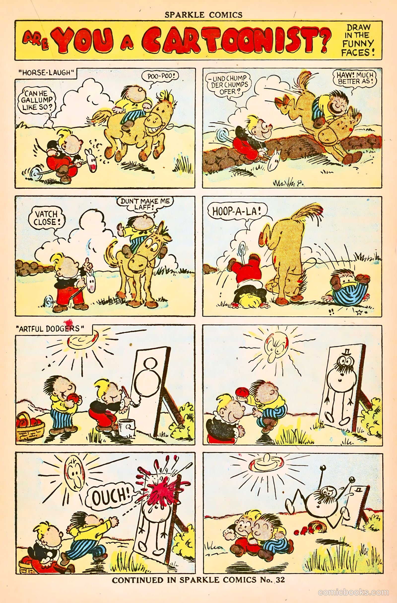 Sparkle Comics #31 (1953) — page 8 of 17