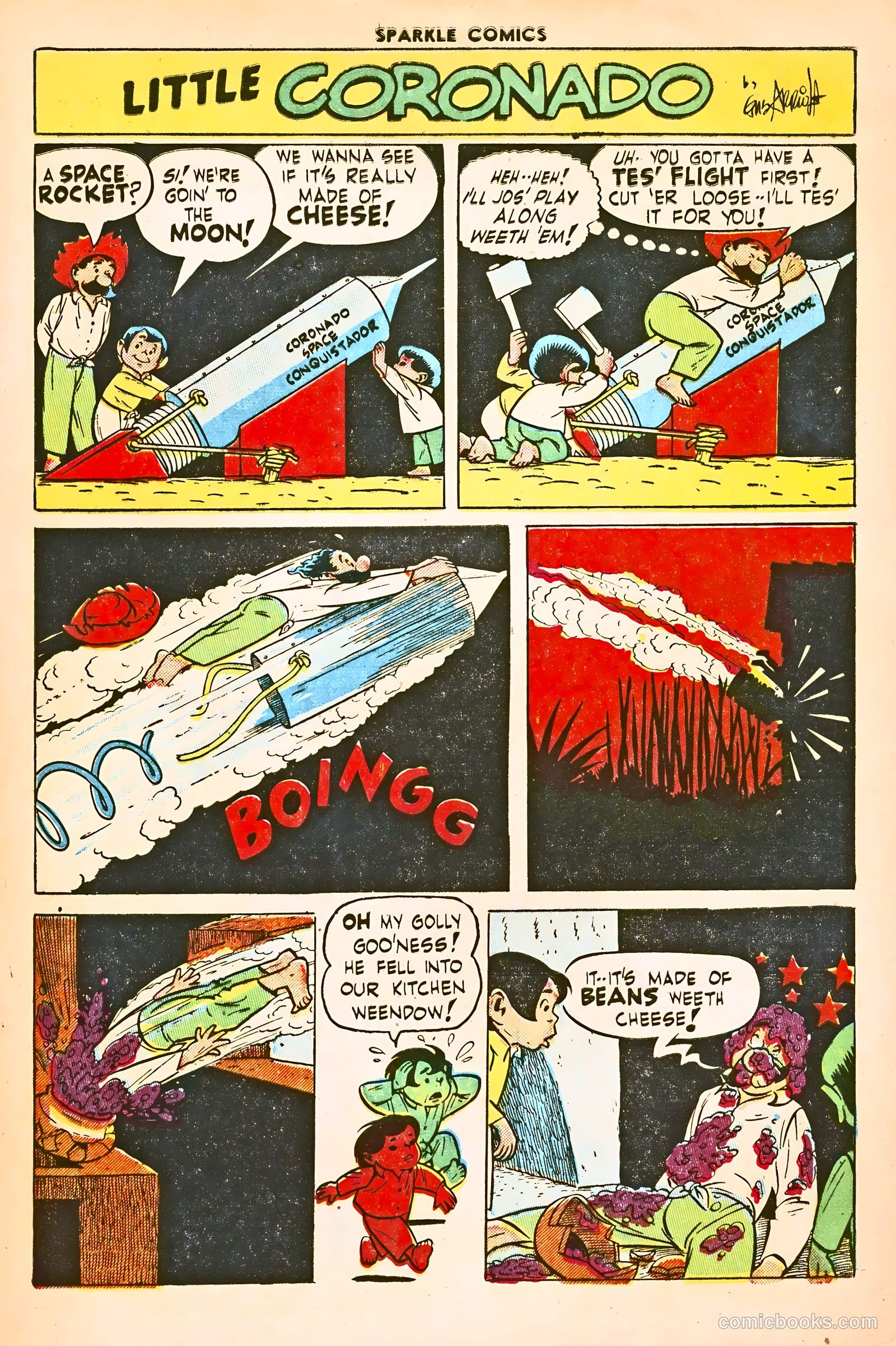 Sparkle Comics #31 (1953) — page 14 of 17
