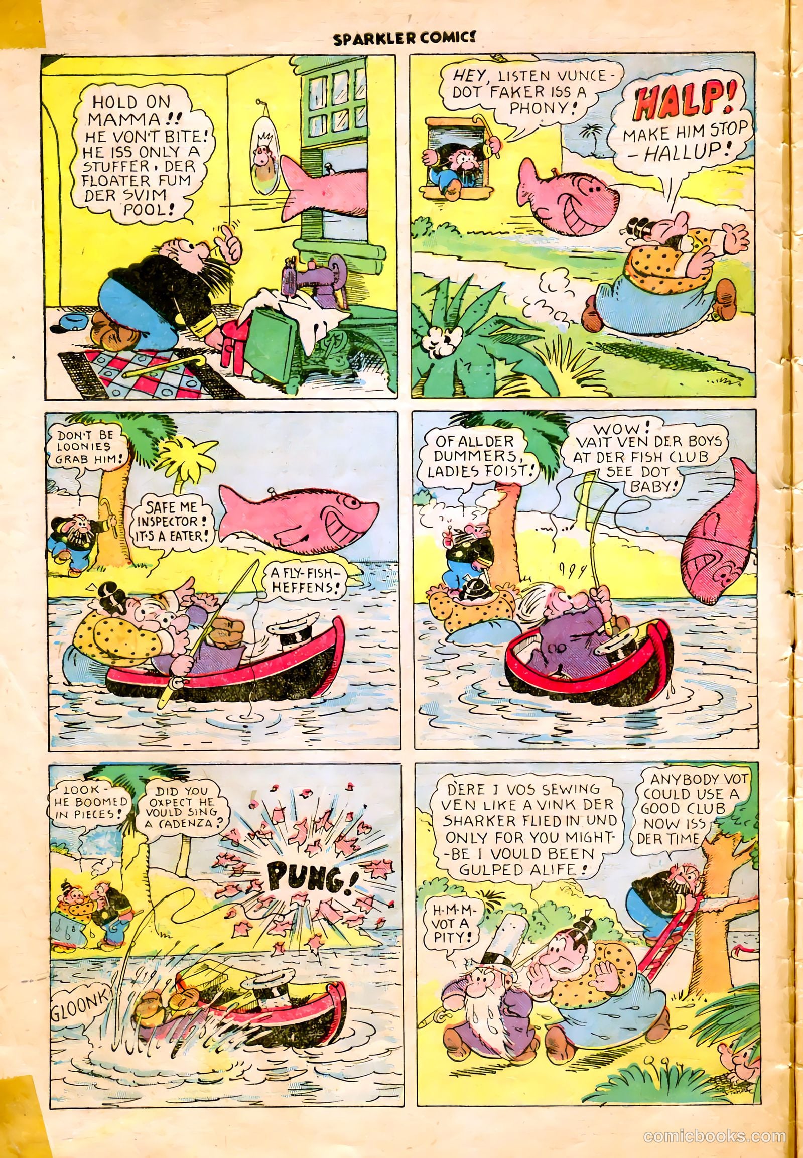 Sparkle Comics #32 (1953) — page 4 of 41