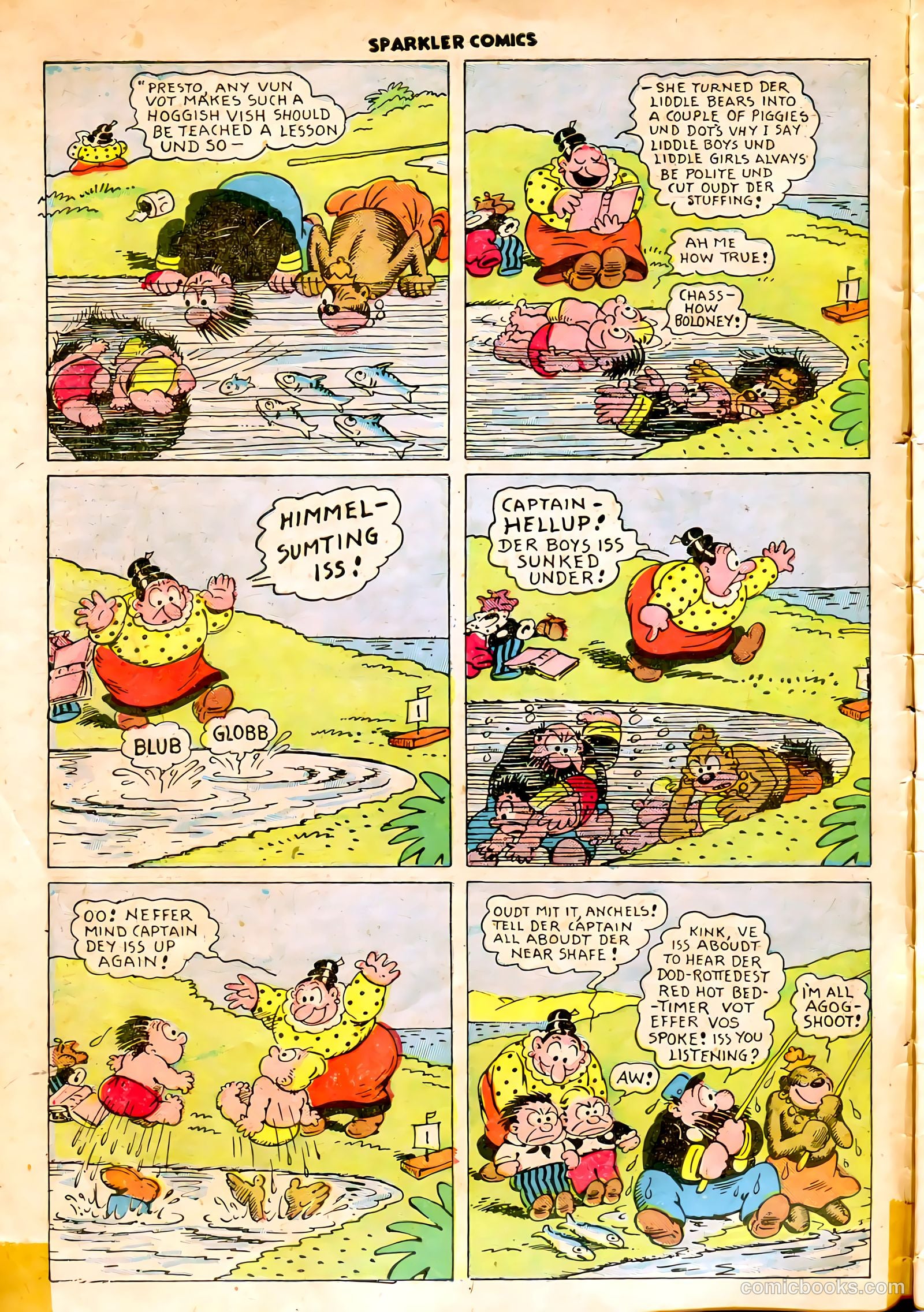 Sparkle Comics #32 (1953) — page 6 of 41