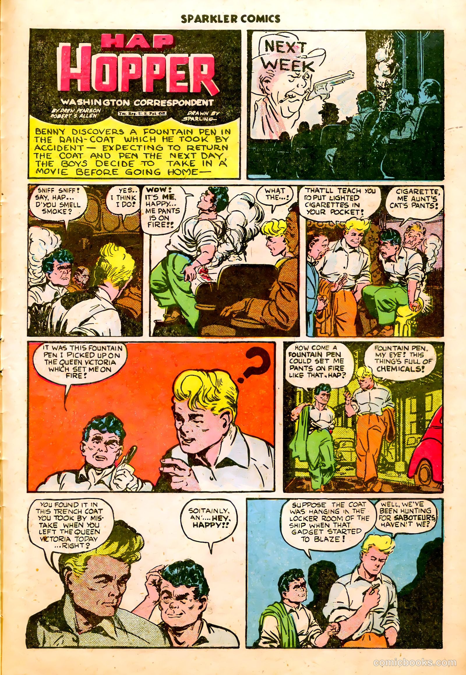 Sparkle Comics #32 (1953) — page 30 of 41