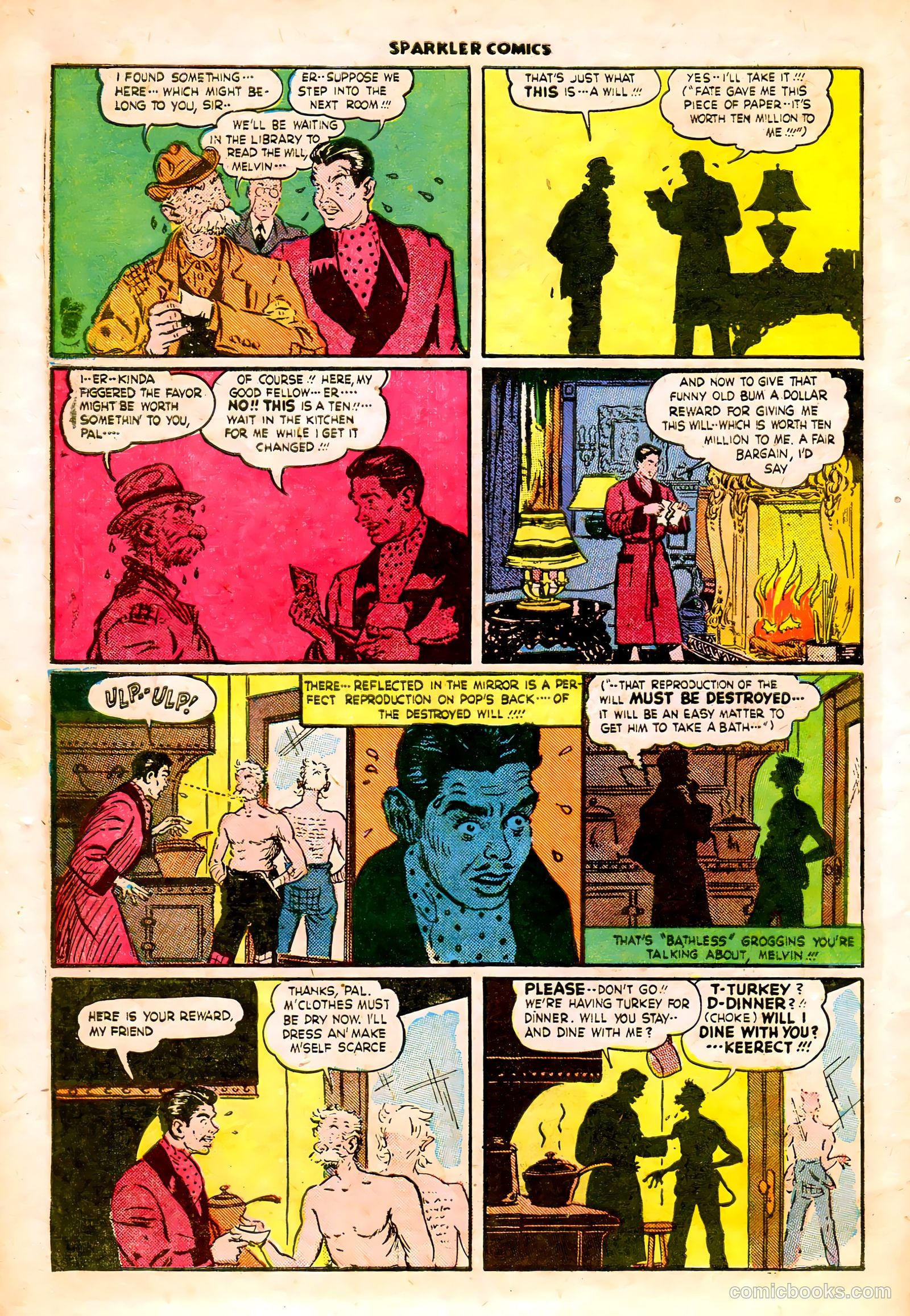 Sparkle Comics #32 (1953) — page 35 of 41