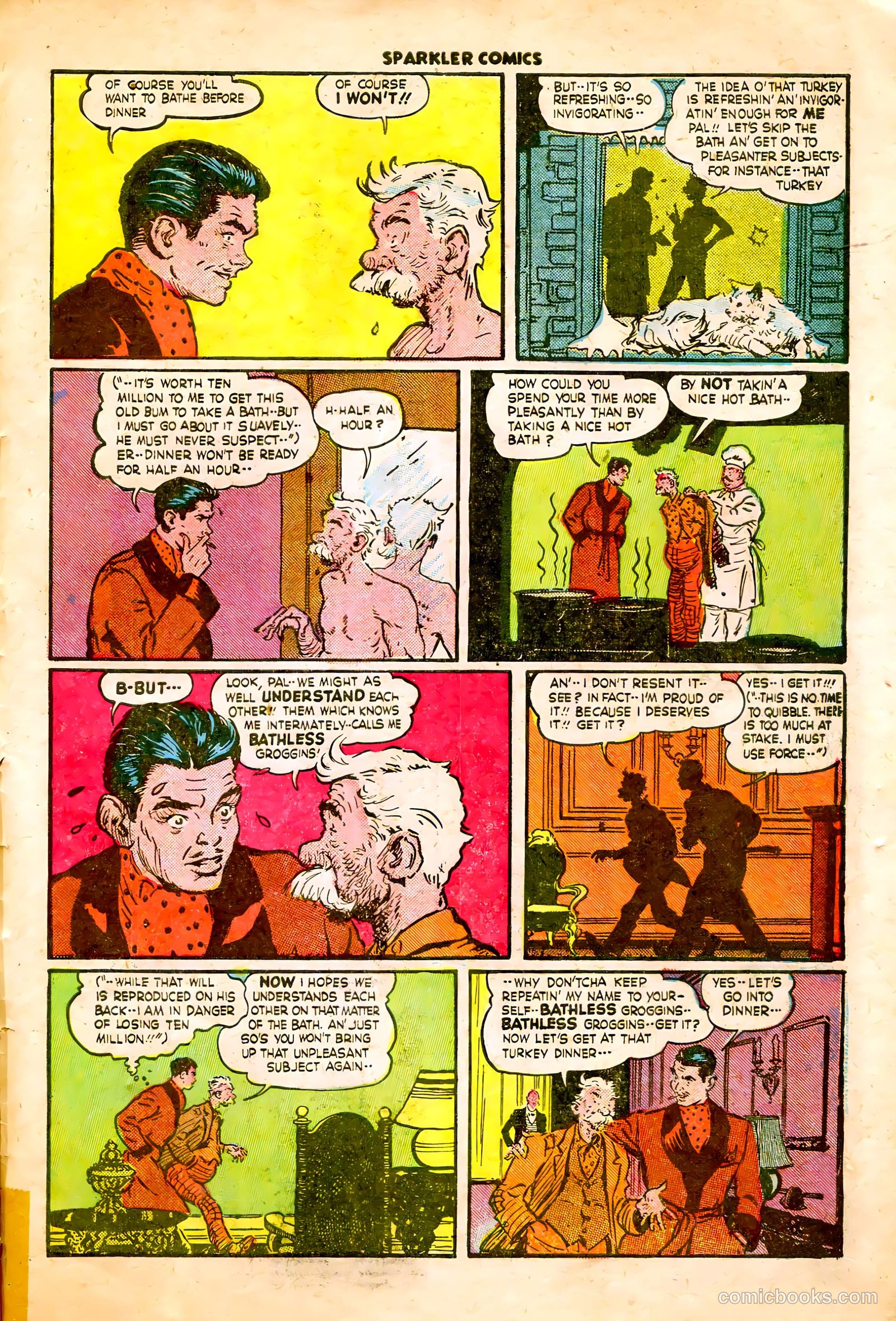 Sparkle Comics #32 (1953) — page 36 of 41