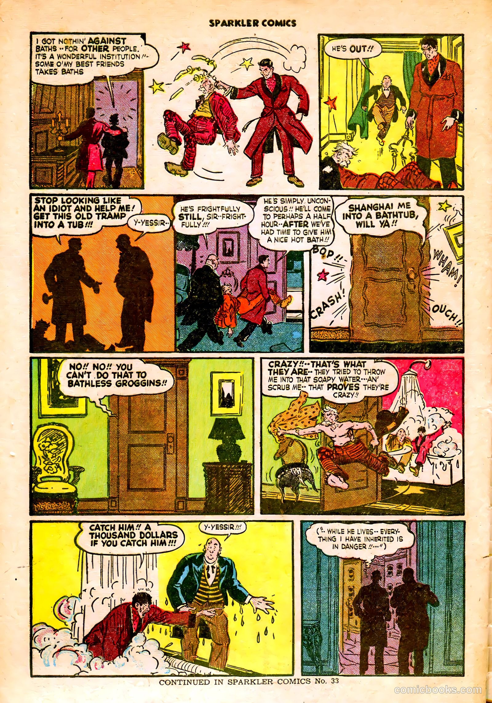 Sparkle Comics #32 (1953) — page 37 of 41