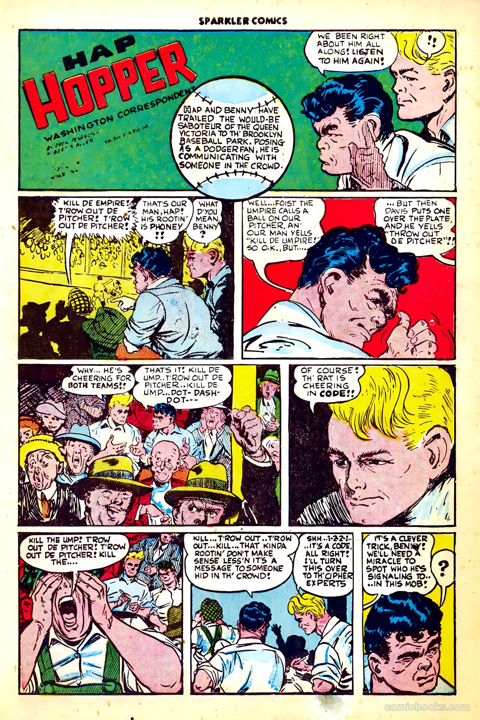 Sparkle Comics #33 (1954) — page 2 of 39