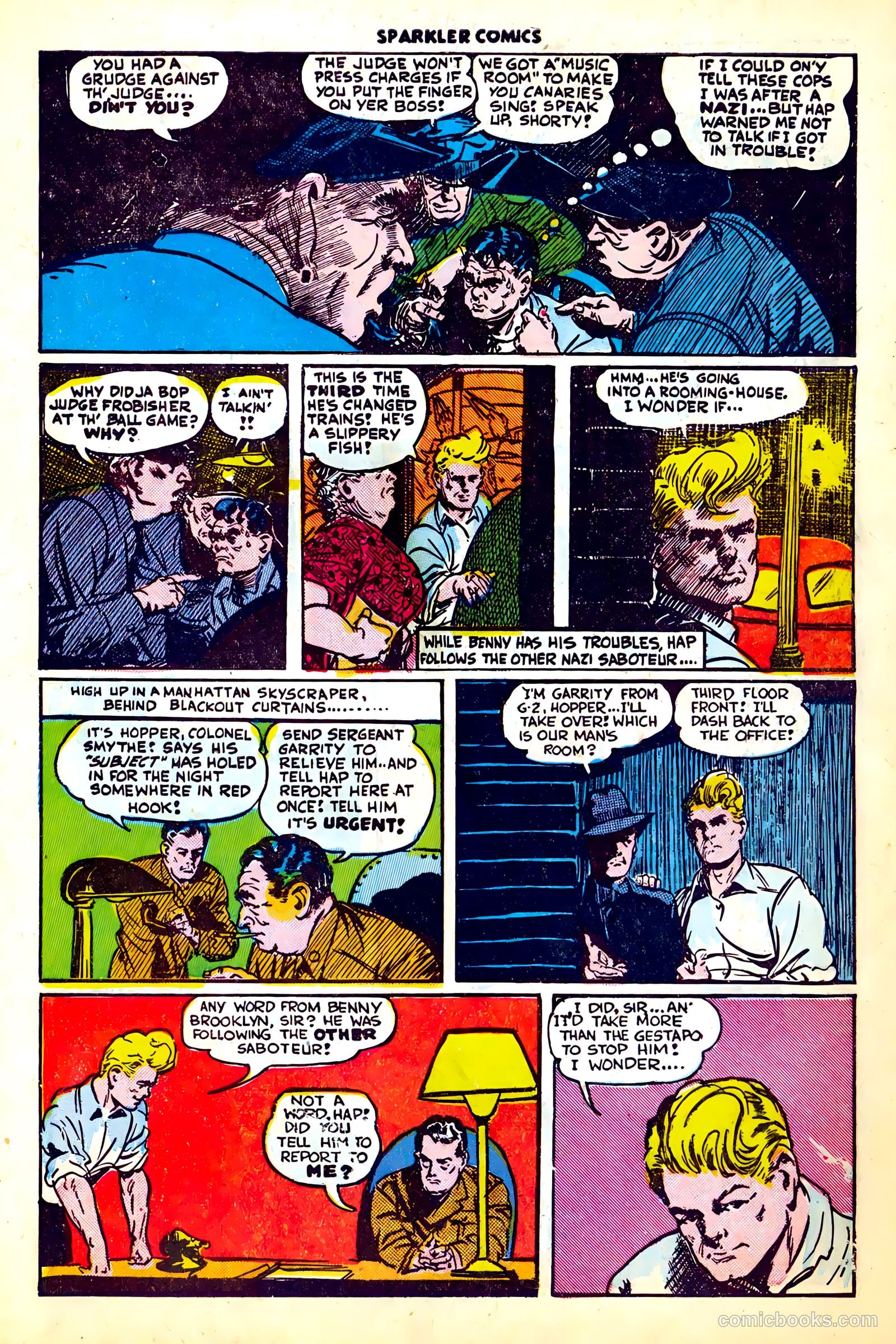 Sparkle Comics #33 (1954) — page 4 of 39
