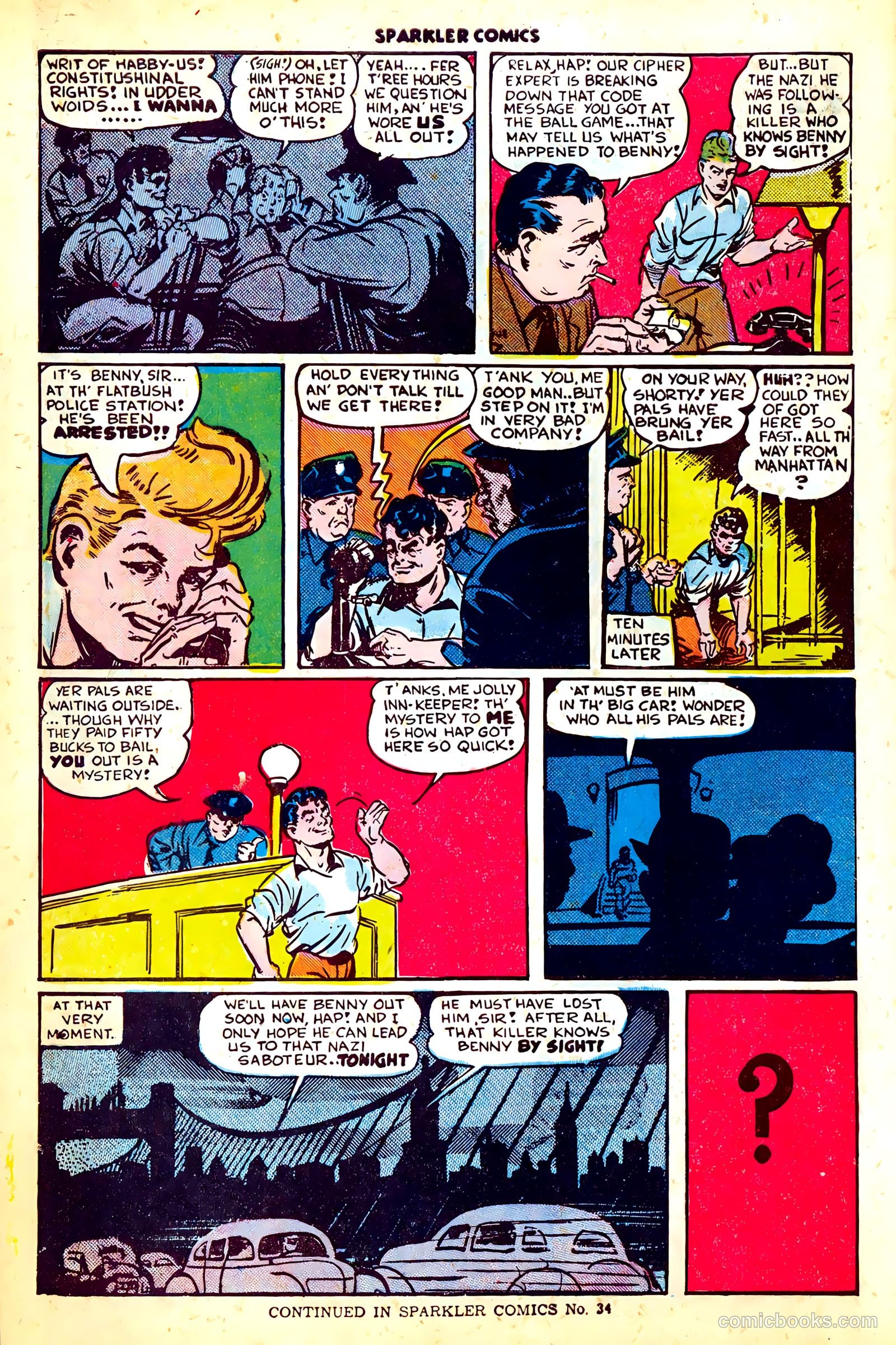 Sparkle Comics #33 (1954) — page 5 of 39