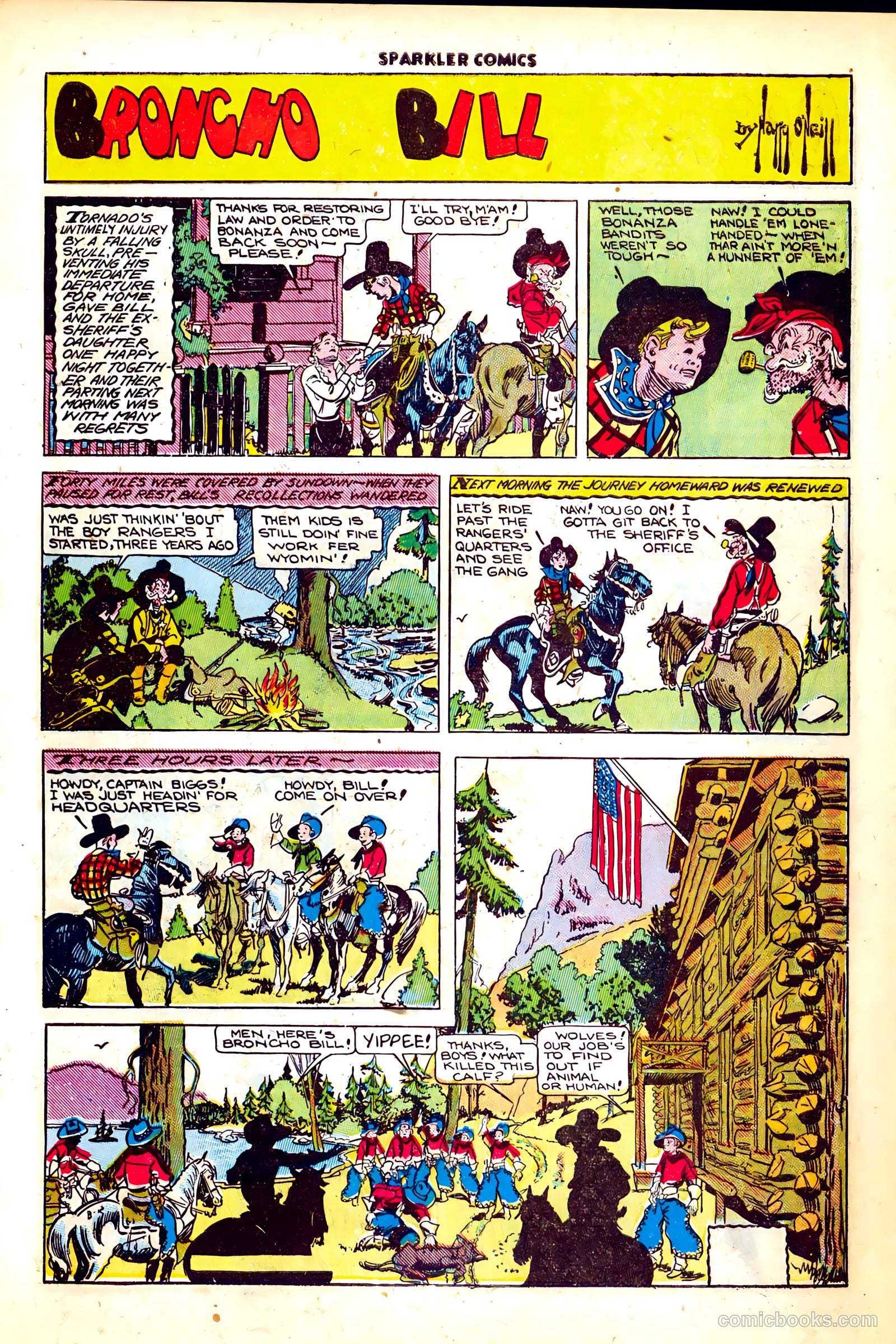 Sparkle Comics #33 (1954) — page 6 of 39