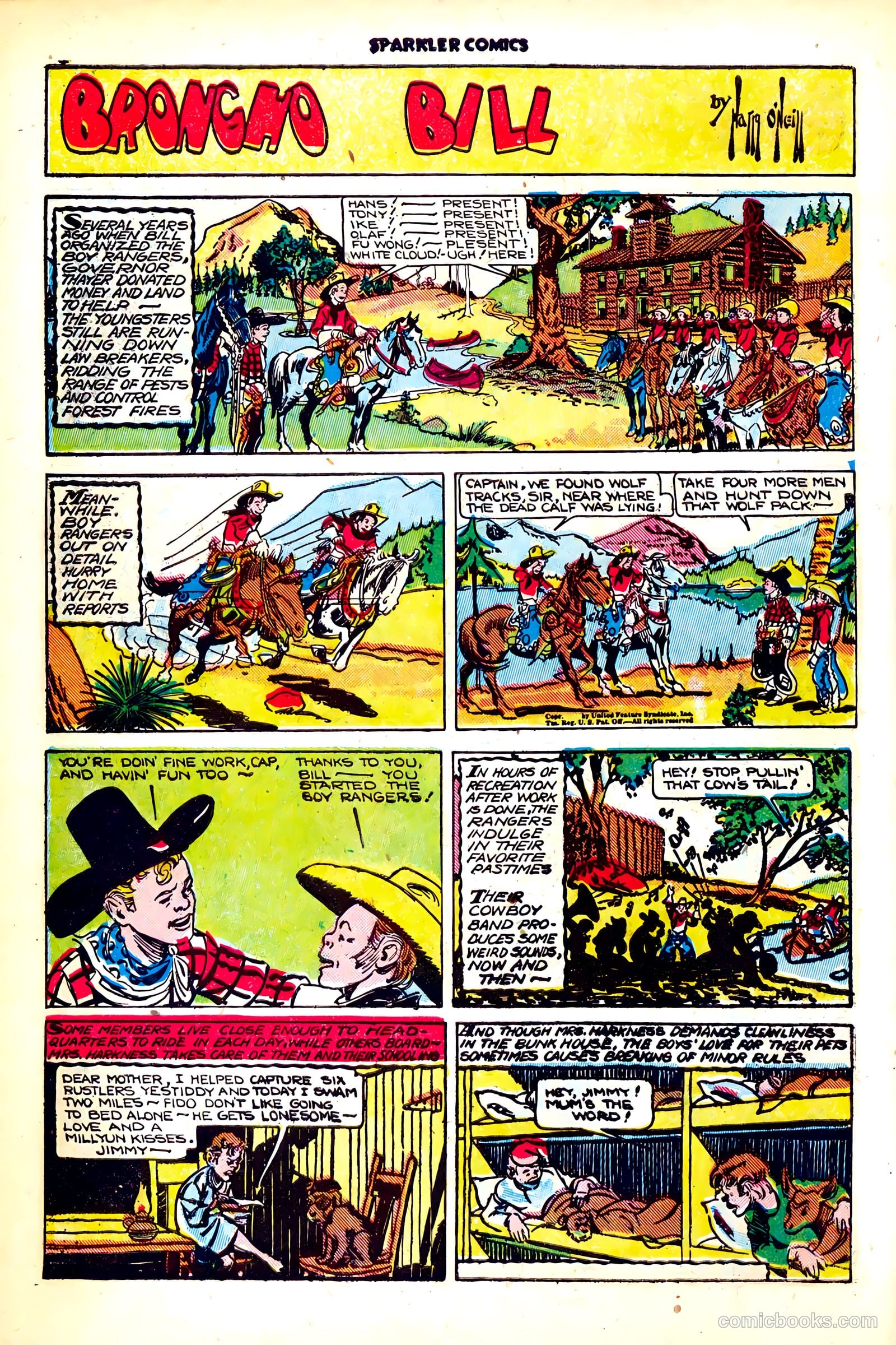 Sparkle Comics #33 (1954) — page 7 of 39