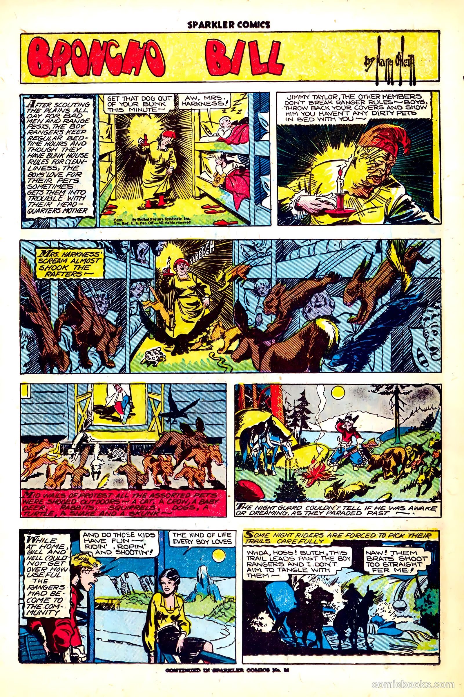 Sparkle Comics #33 (1954) — page 8 of 39
