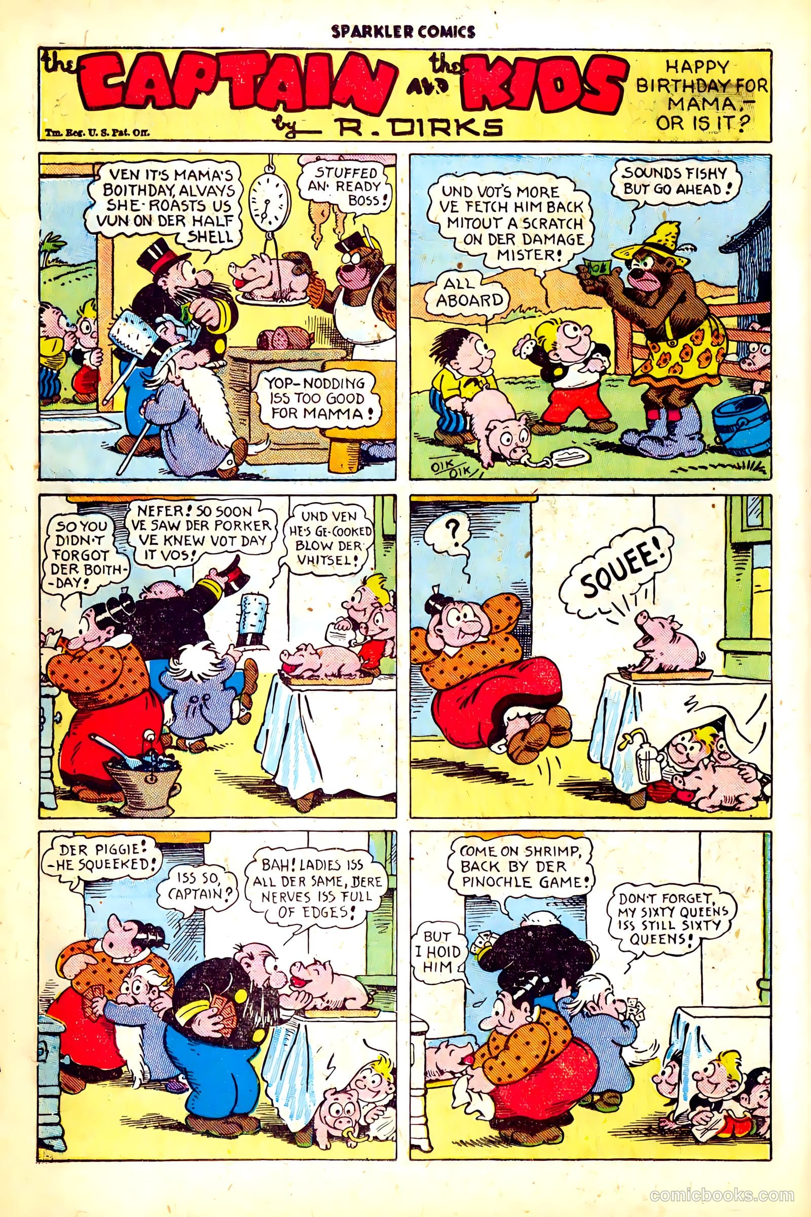 Sparkle Comics #33 (1954) — page 9 of 39