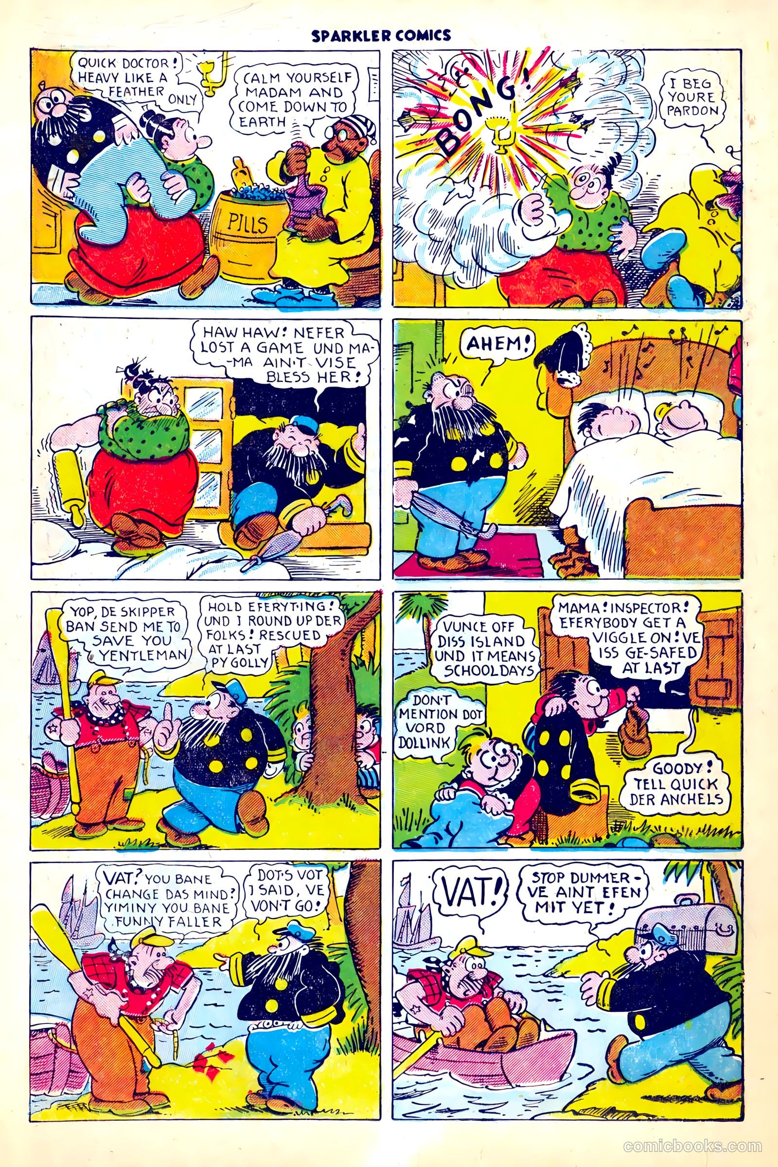 Sparkle Comics #33 (1954) — page 12 of 39