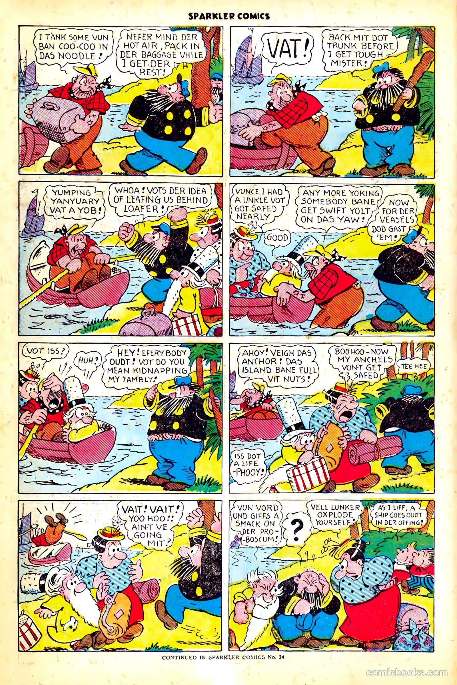 Sparkle Comics #33 (1954) — page 13 of 39