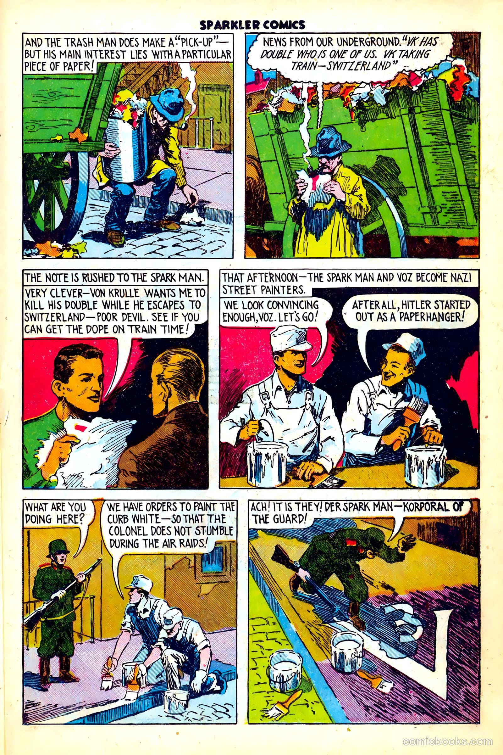 Sparkle Comics #33 (1954) — page 17 of 39