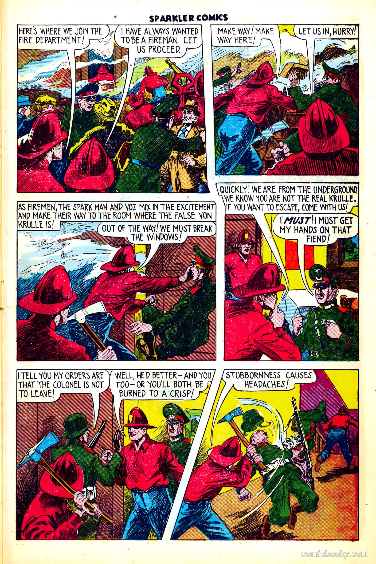 Sparkle Comics #33 (1954) — page 19 of 39