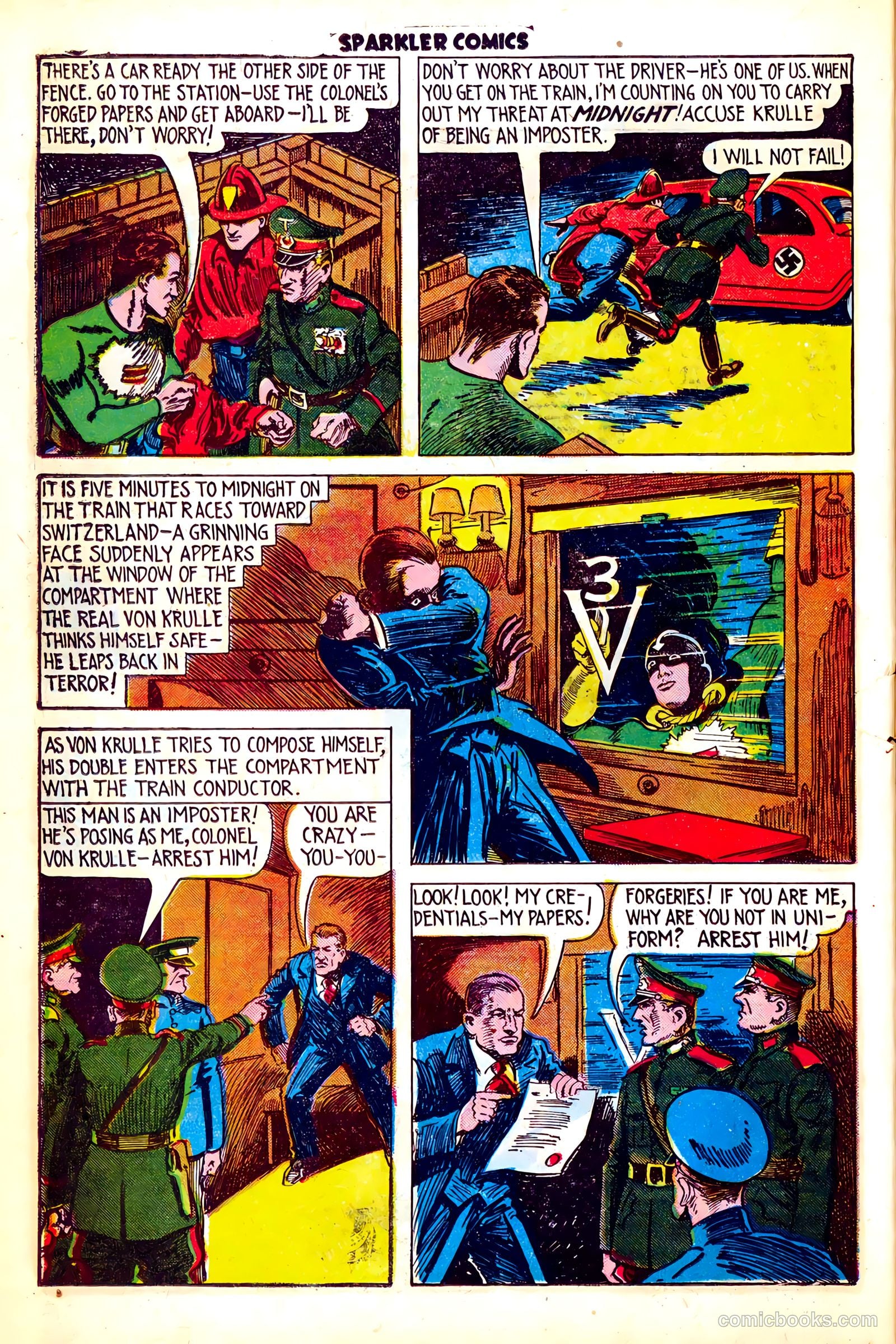 Sparkle Comics #33 (1954) — page 20 of 39