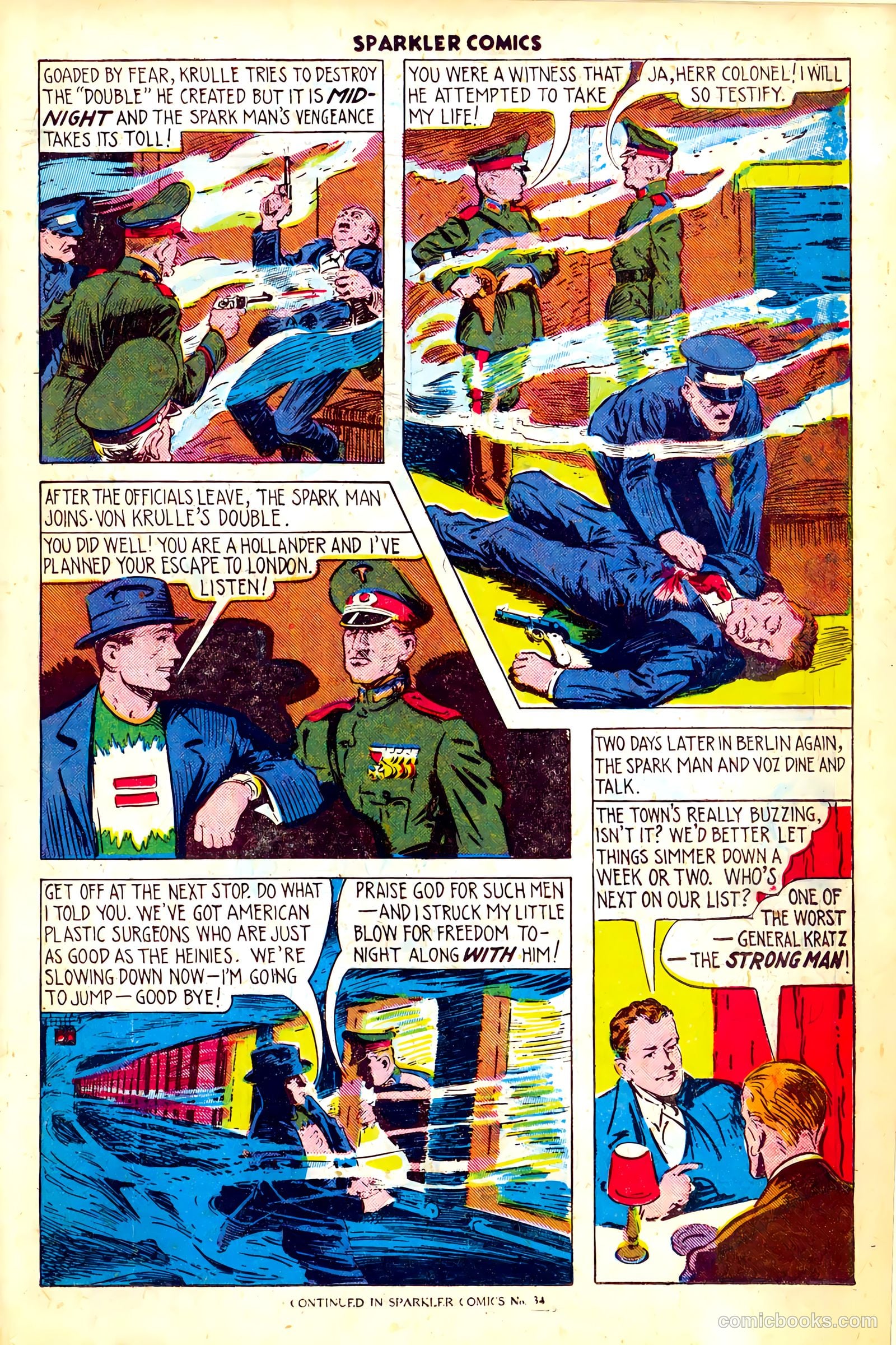 Sparkle Comics #33 (1954) — page 21 of 39