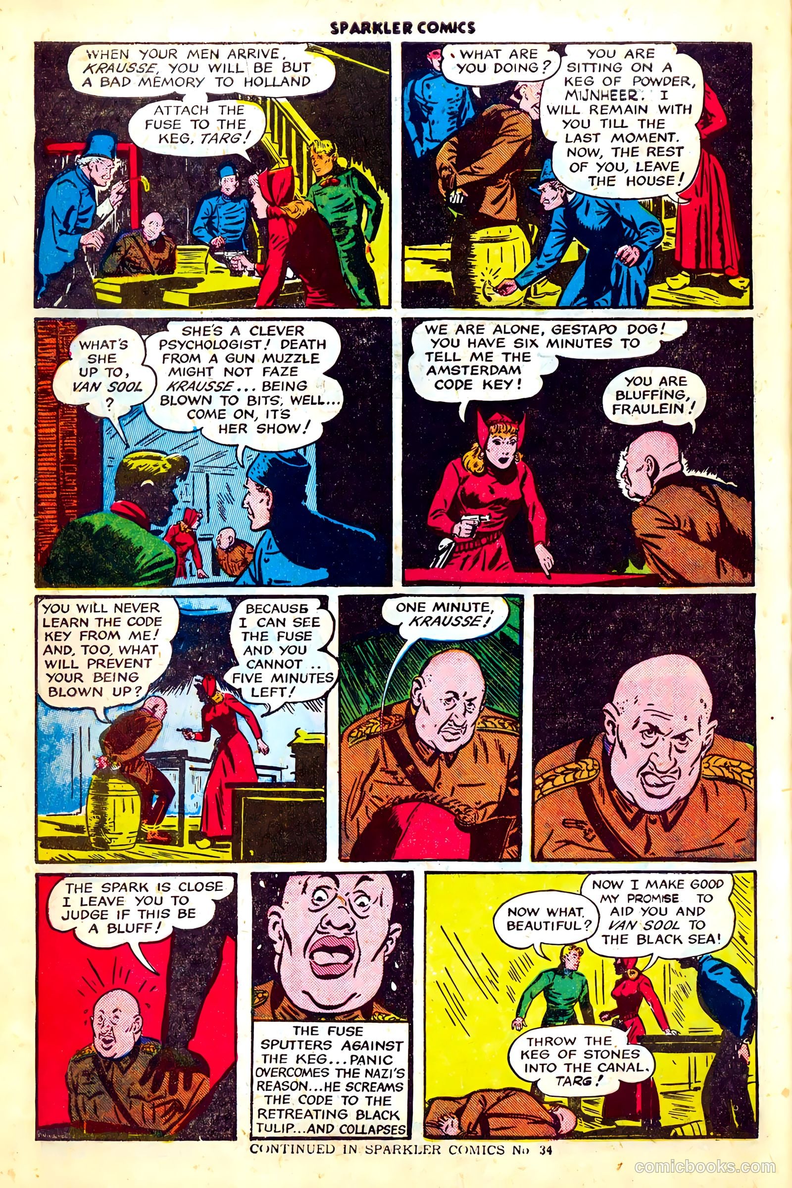 Sparkle Comics #33 (1954) — page 32 of 39