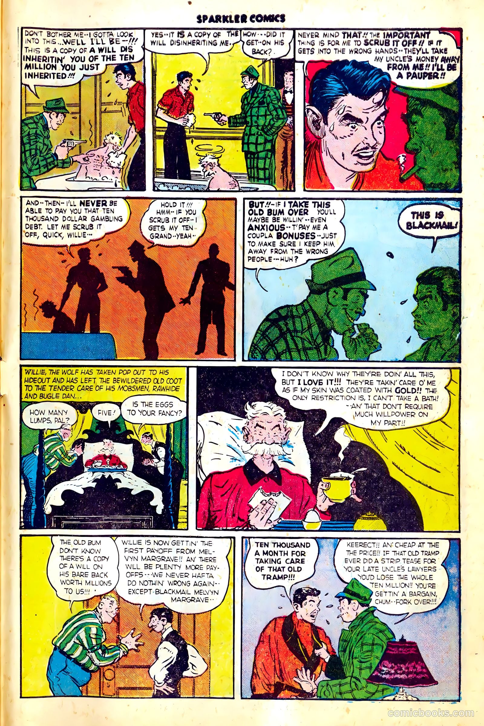 Sparkle Comics #33 (1954) — page 35 of 39
