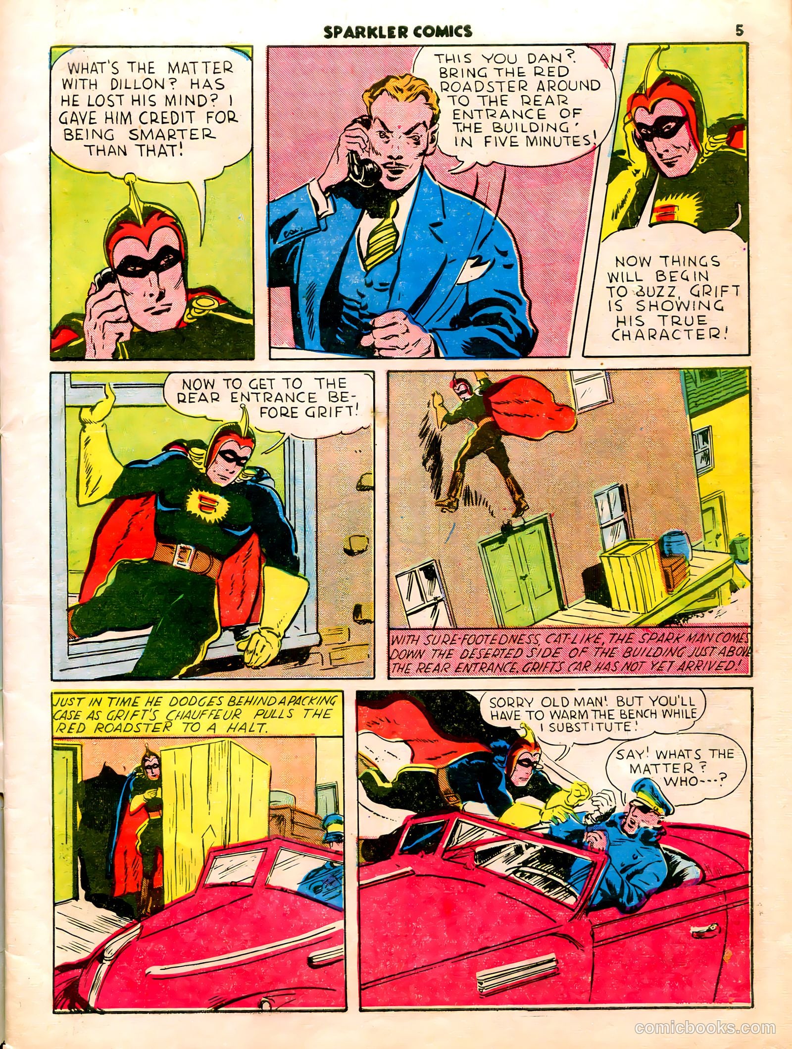 Sparkle Comics #5 (1949) — page 6 of 55