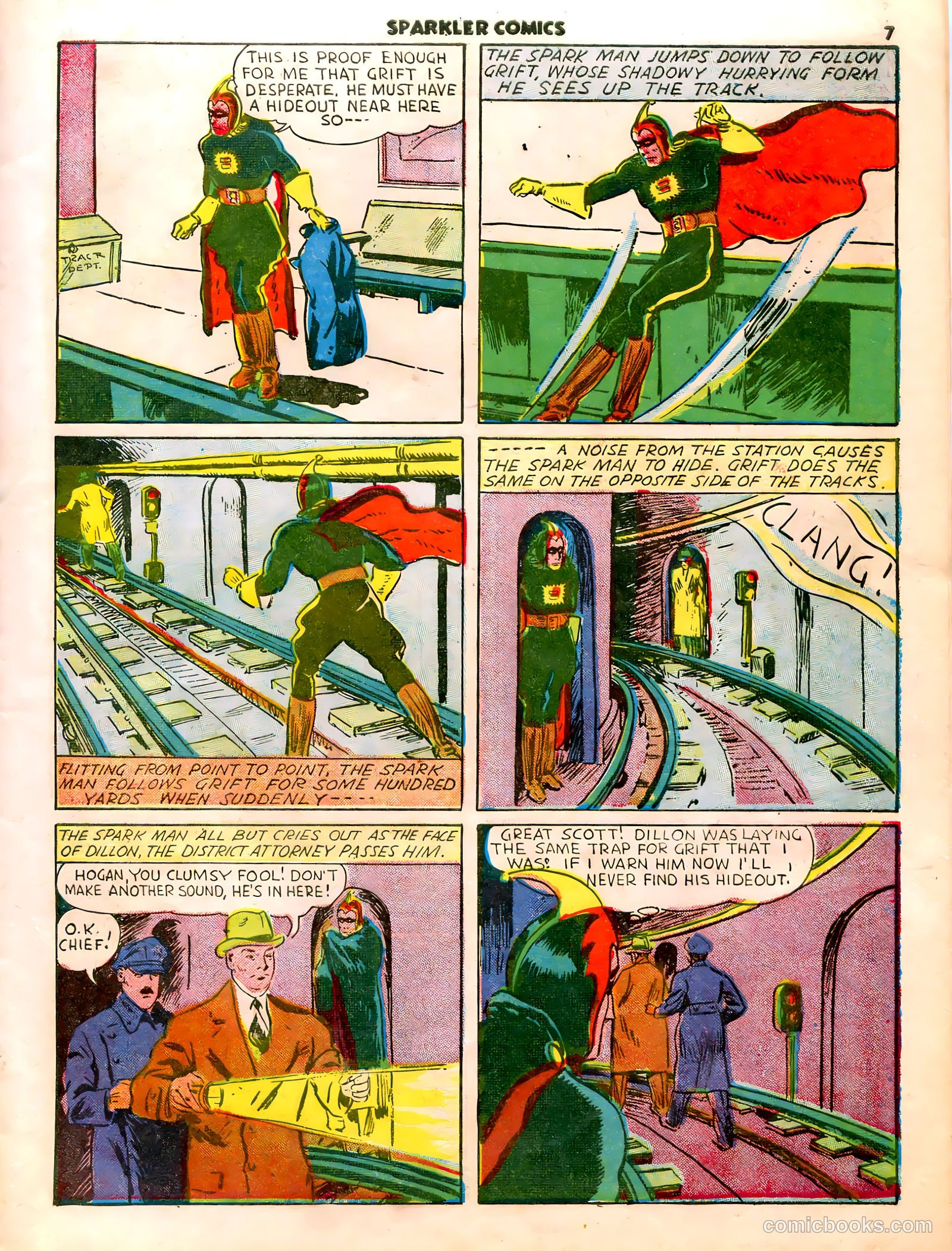 Sparkle Comics #5 (1949) — page 8 of 55